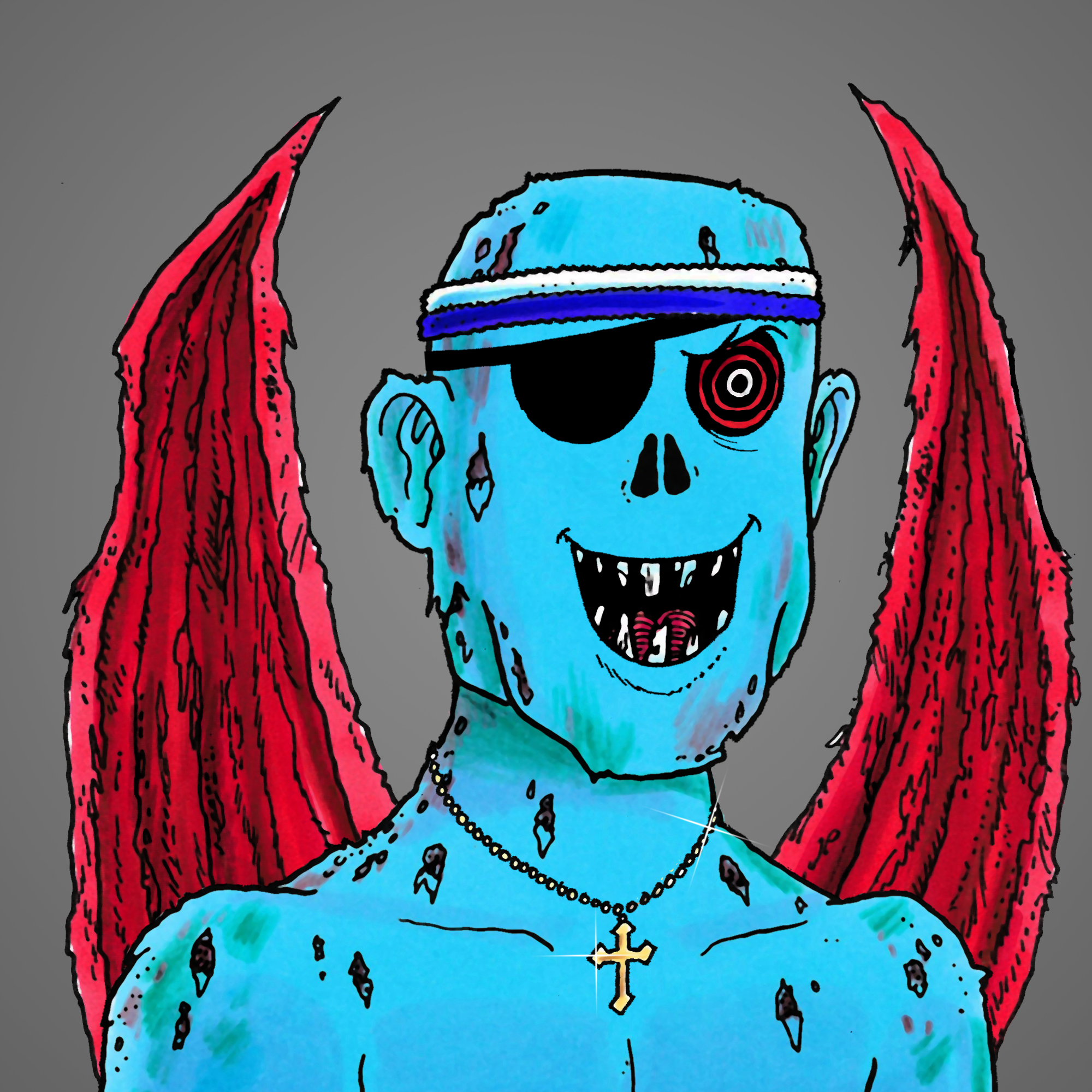 George Trosley - Jungle Freaks - Jungle Freak 7285 - NFT # 7285