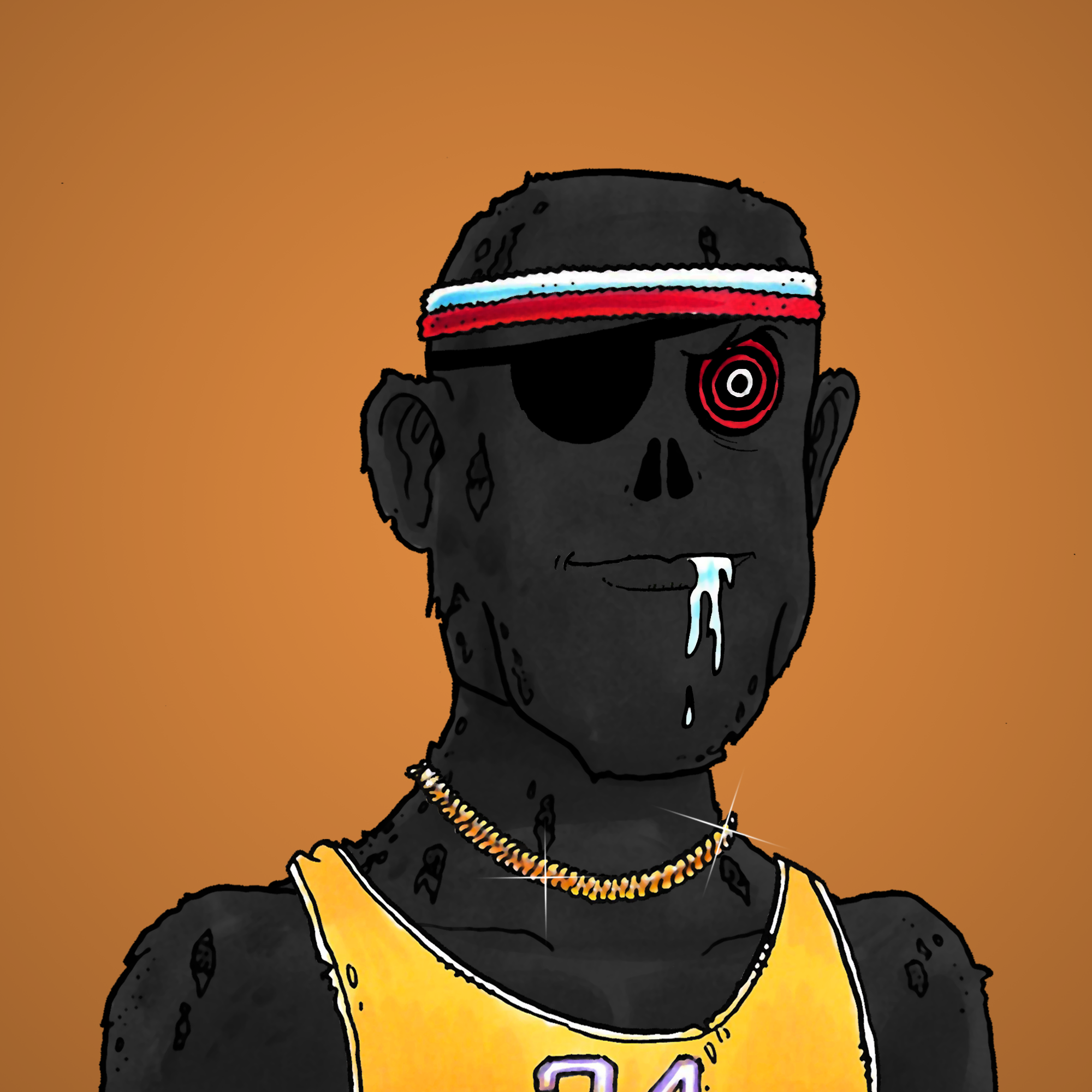 George Trosley - Jungle Freaks - Jungle Freak 7292 - NFT # 7292