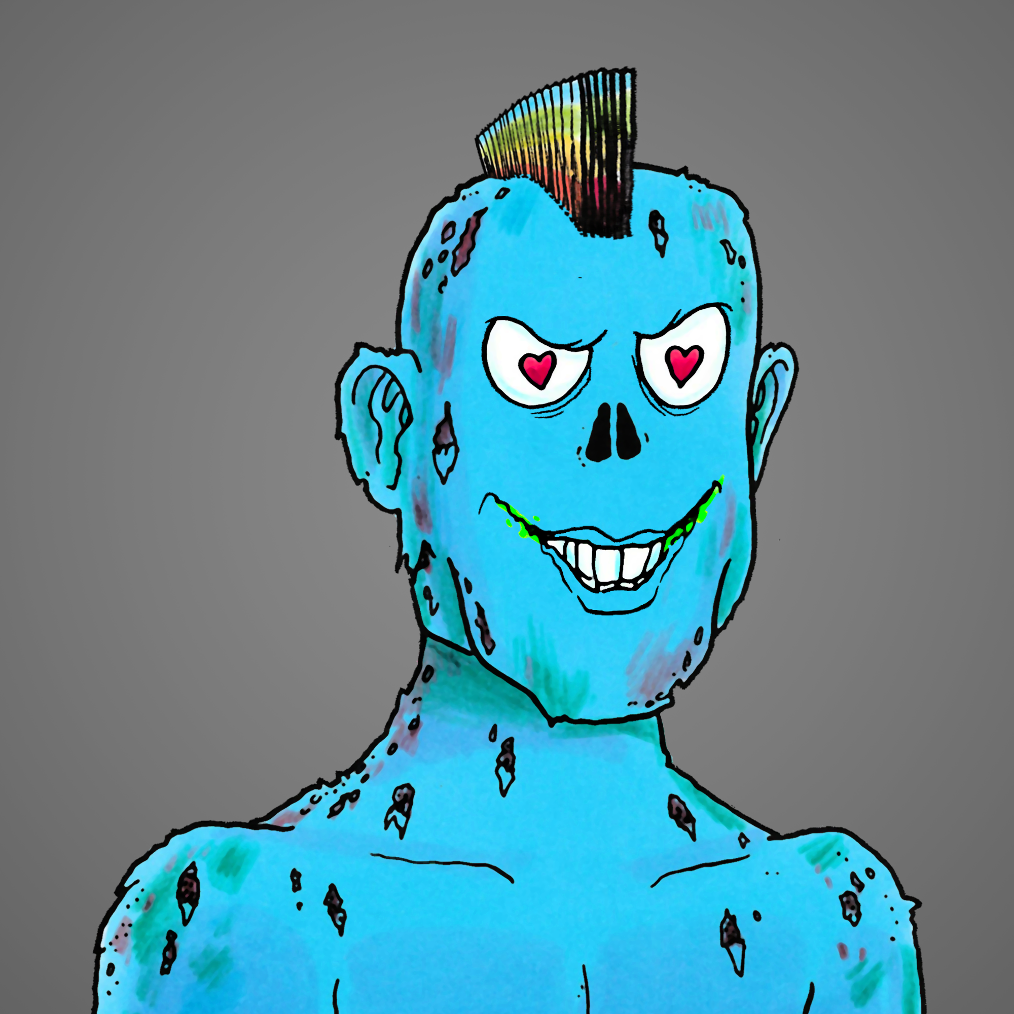 George Trosley - Jungle Freaks - Jungle Freak 7293 - NFT # 7293