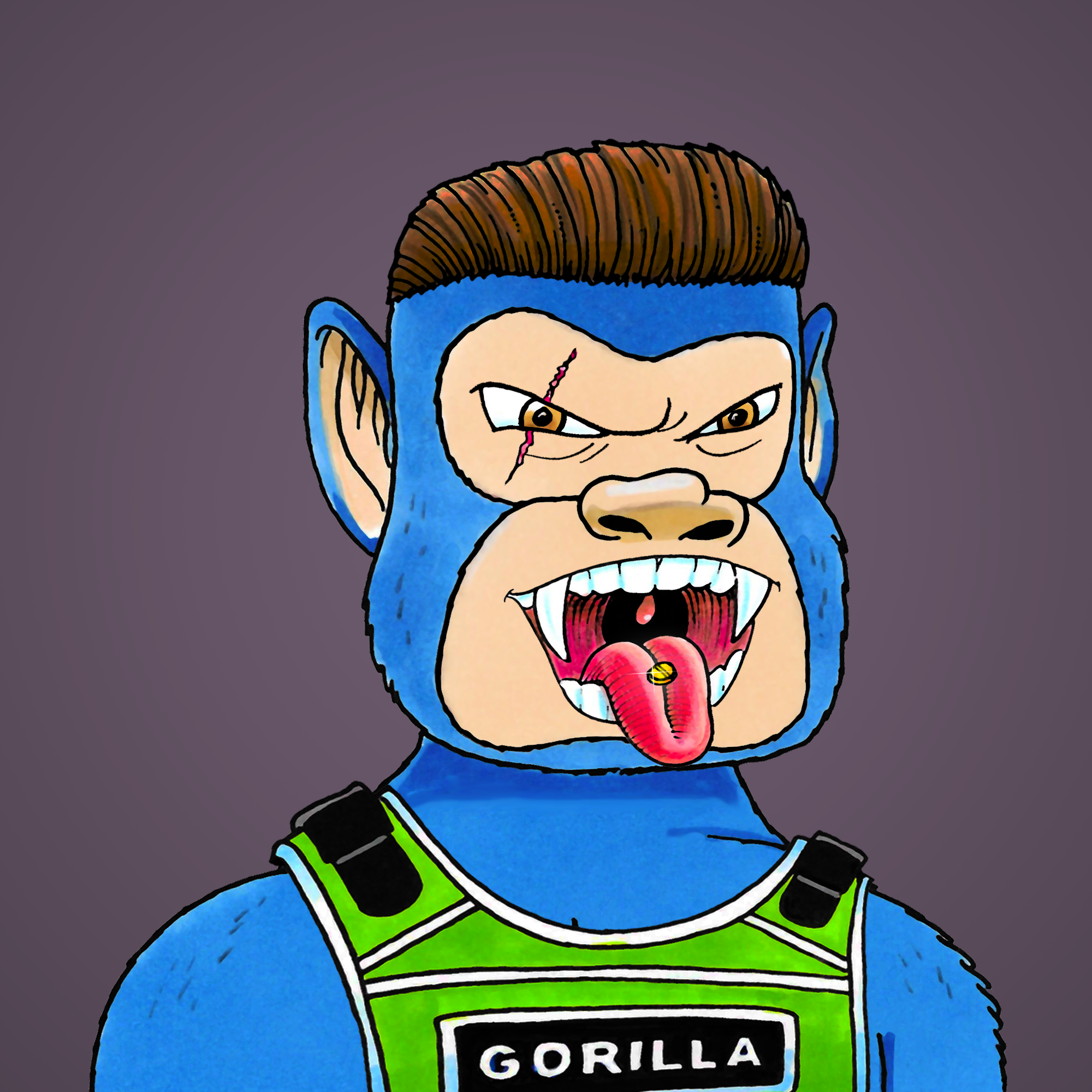 George Trosley - Jungle Freaks - Jungle Freak 7298 - NFT # 7298