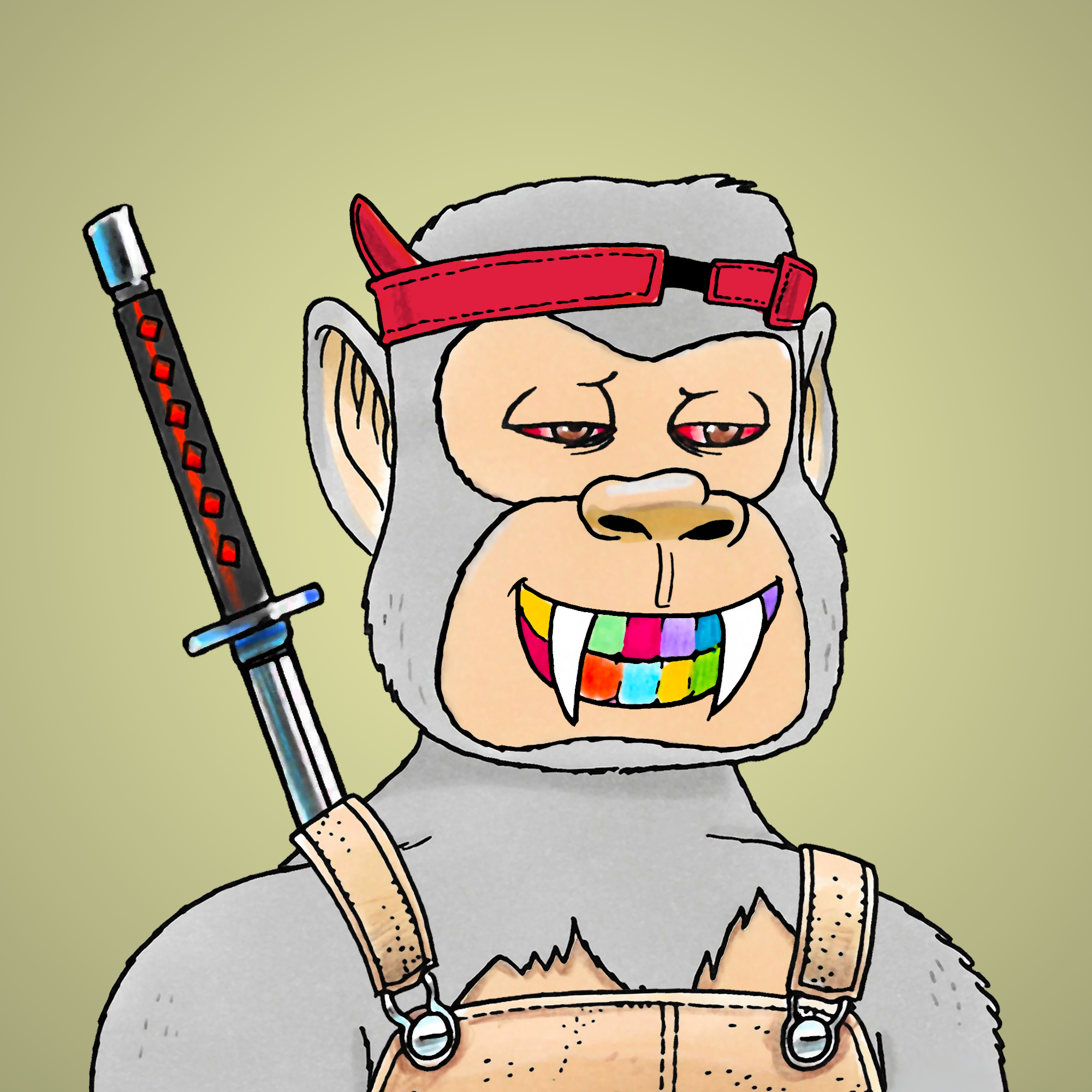 George Trosley - Jungle Freaks - Jungle Freak 7299 - NFT # 7299