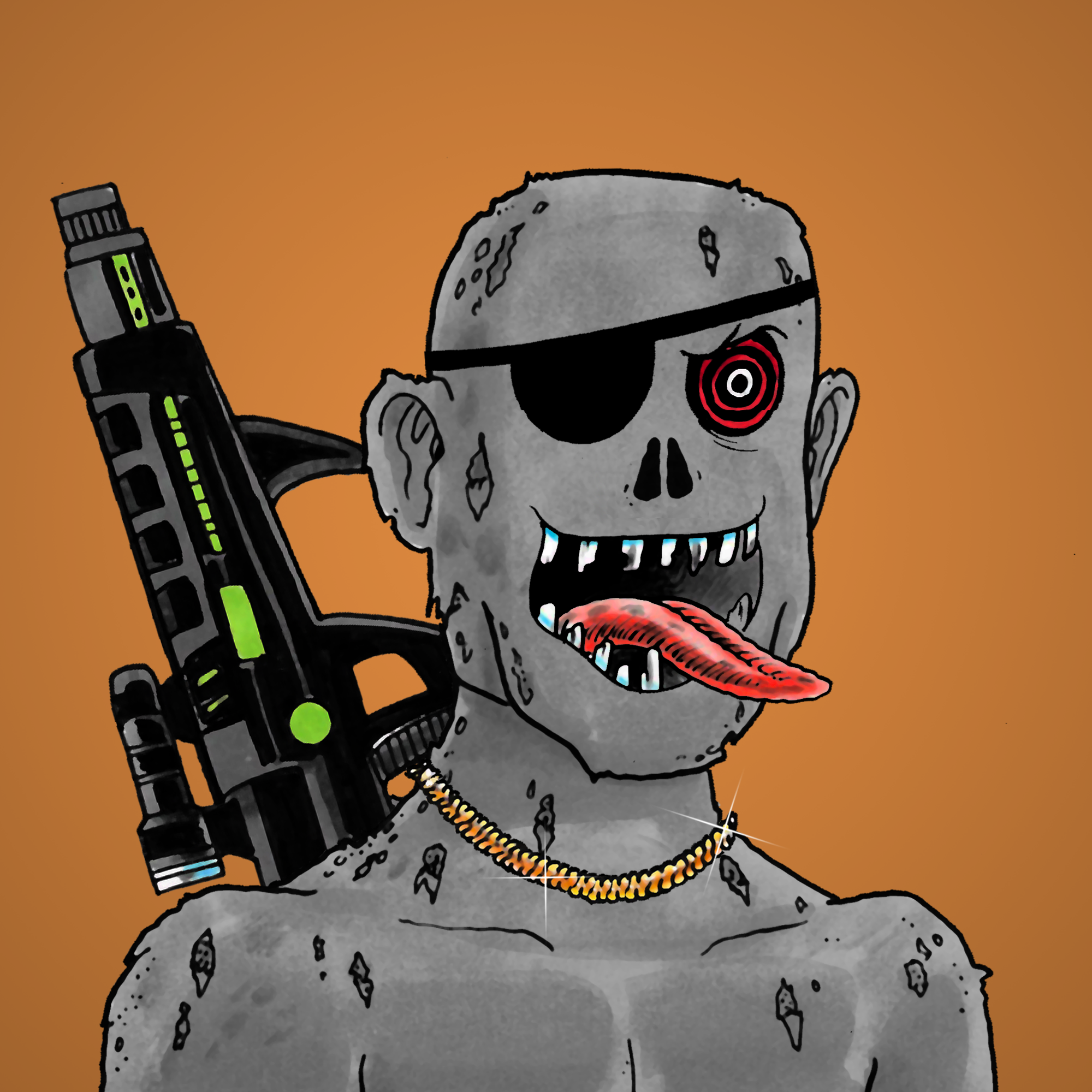 George Trosley - Jungle Freaks - Jungle Freak 730 - NFT # 730