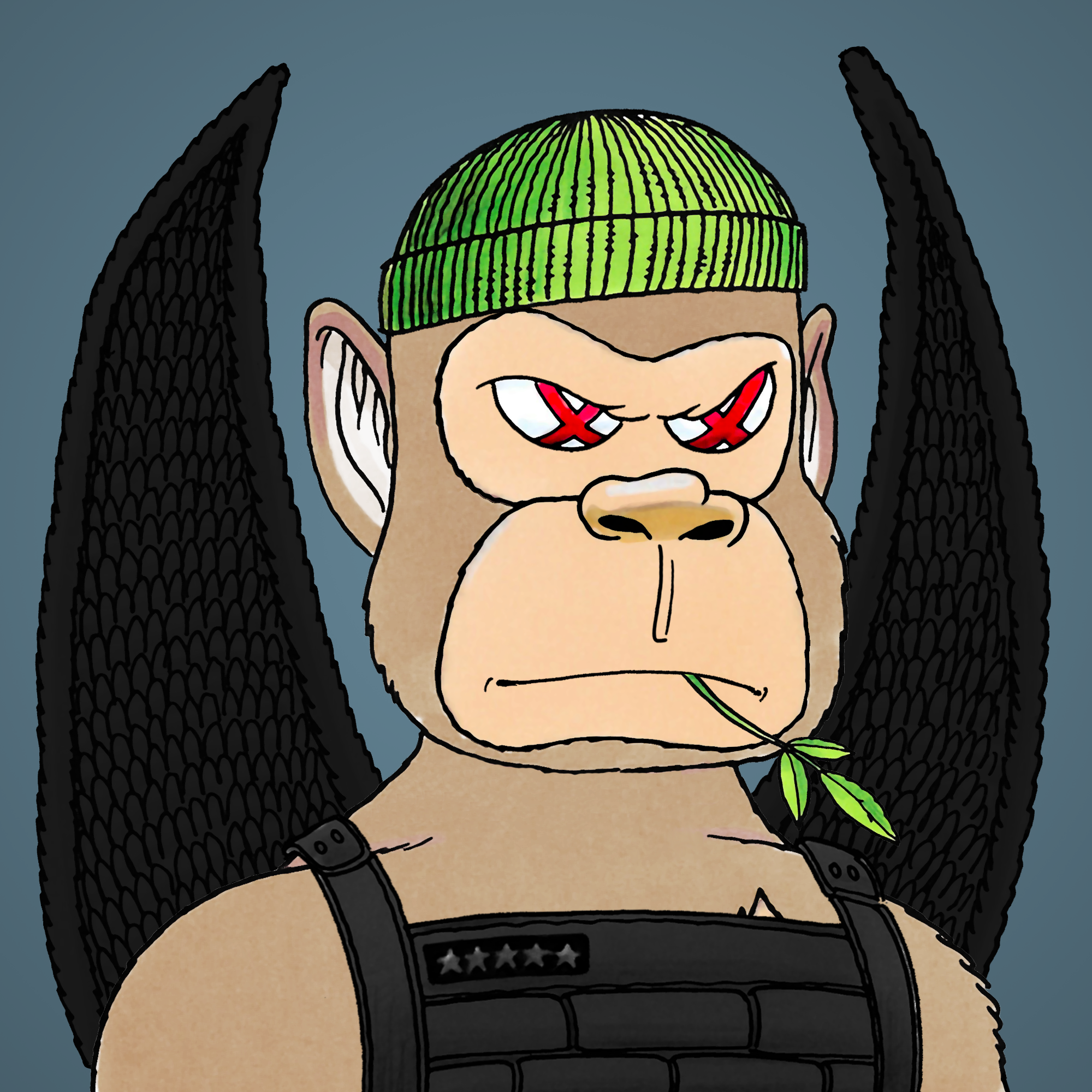 George Trosley - Jungle Freaks - Jungle Freak 7301 - NFT # 7301