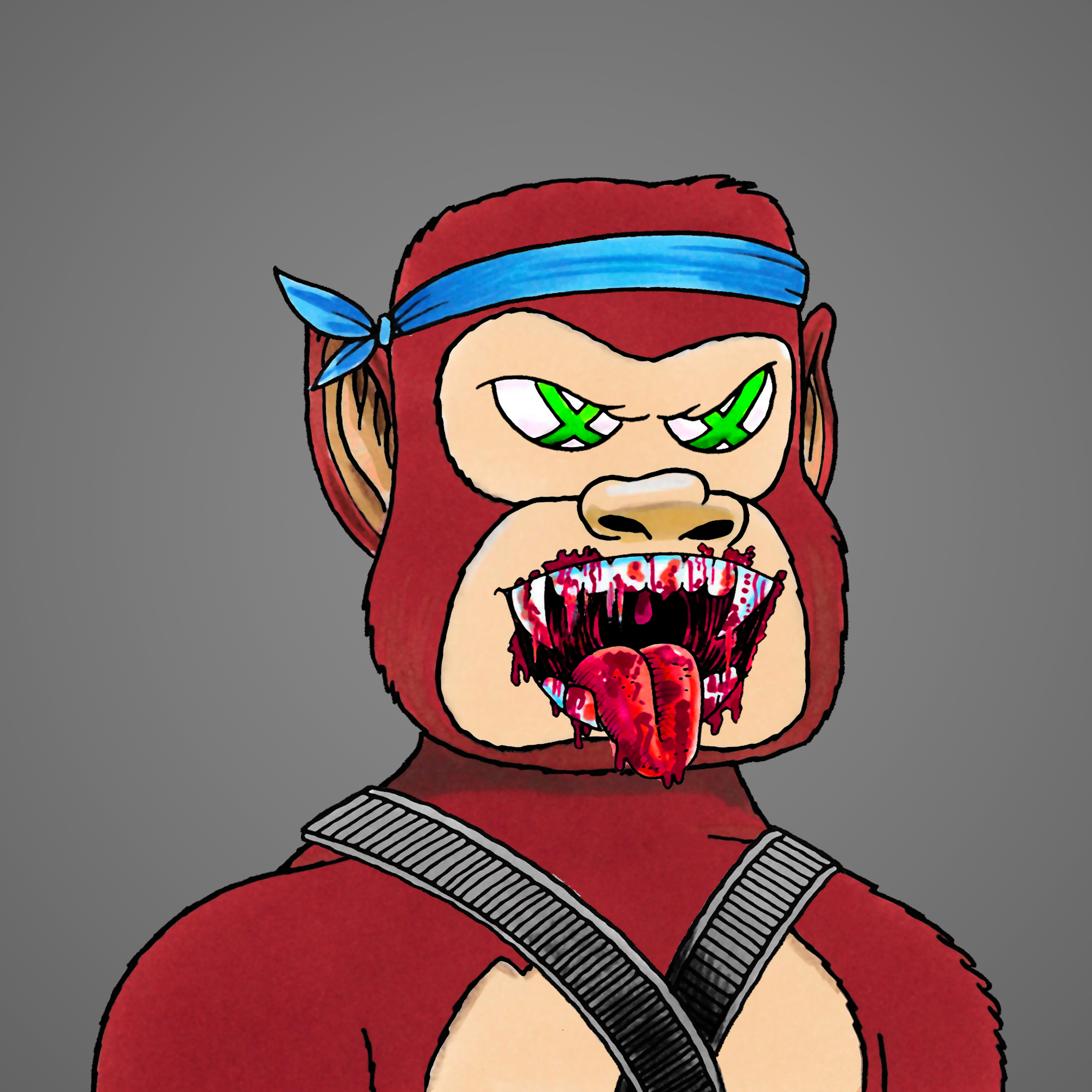 George Trosley - Jungle Freaks - Jungle Freak 7304 - NFT # 7304