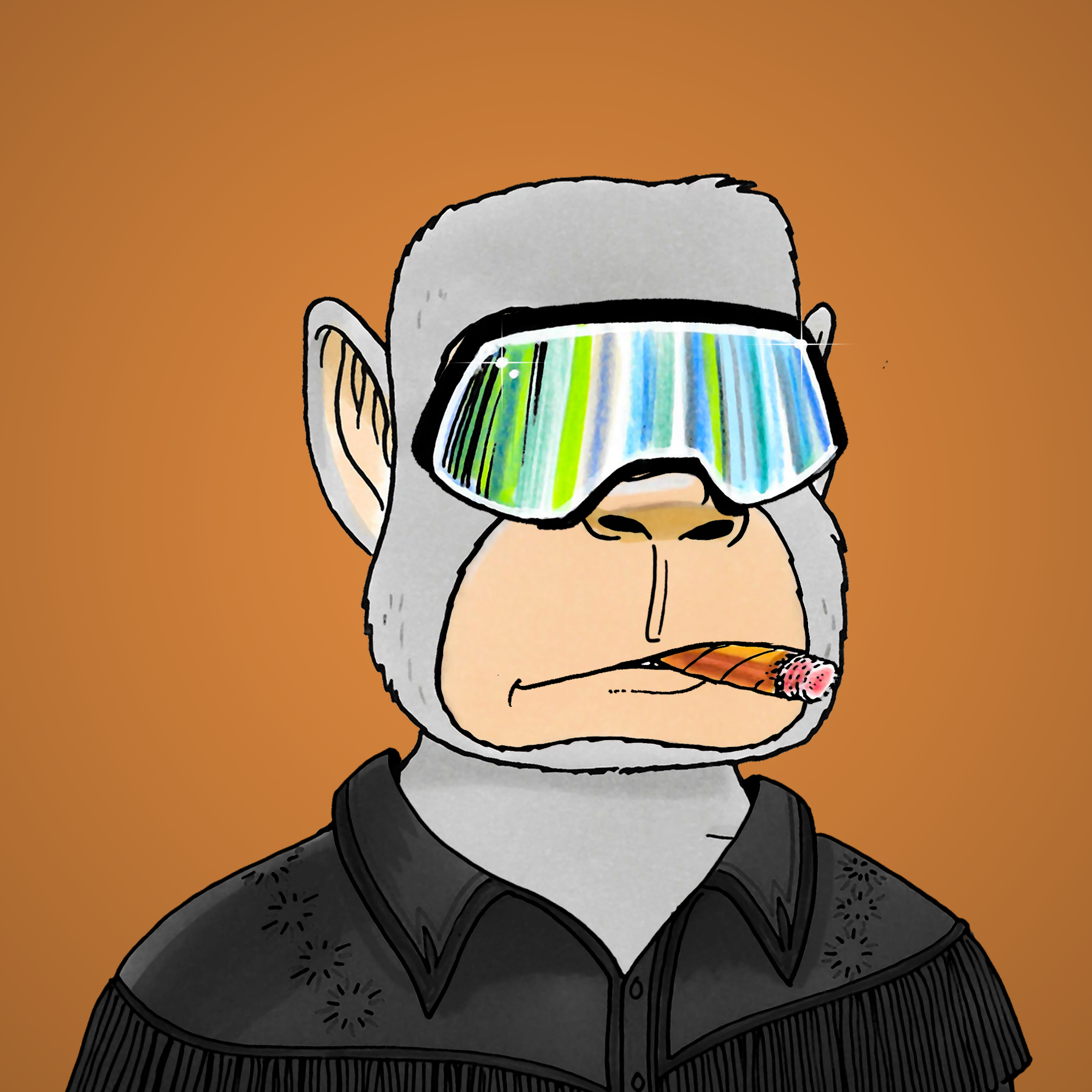 George Trosley - Jungle Freaks - Jungle Freak 7311 - NFT # 7311