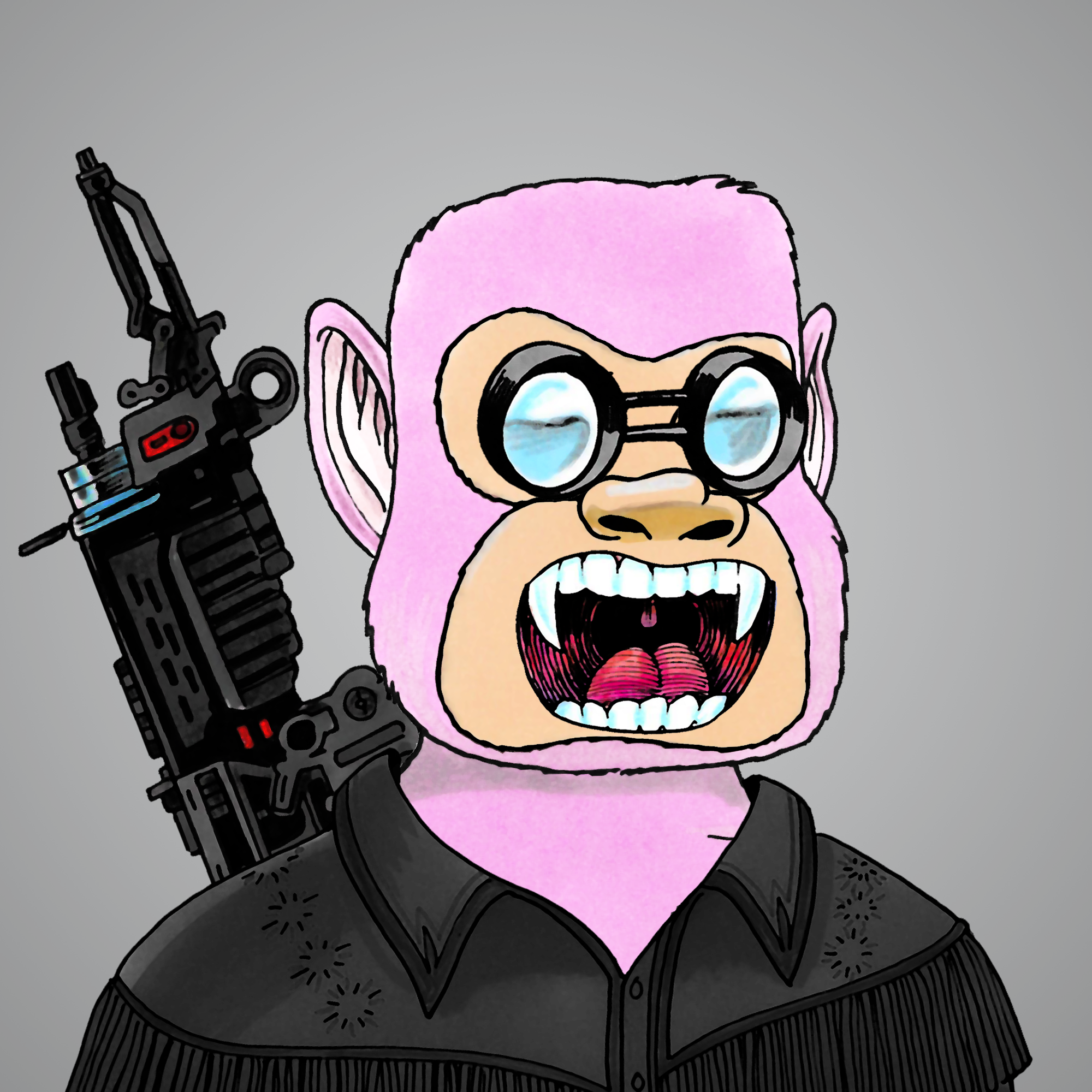 George Trosley - Jungle Freaks - Jungle Freak 7313 - NFT # 7313