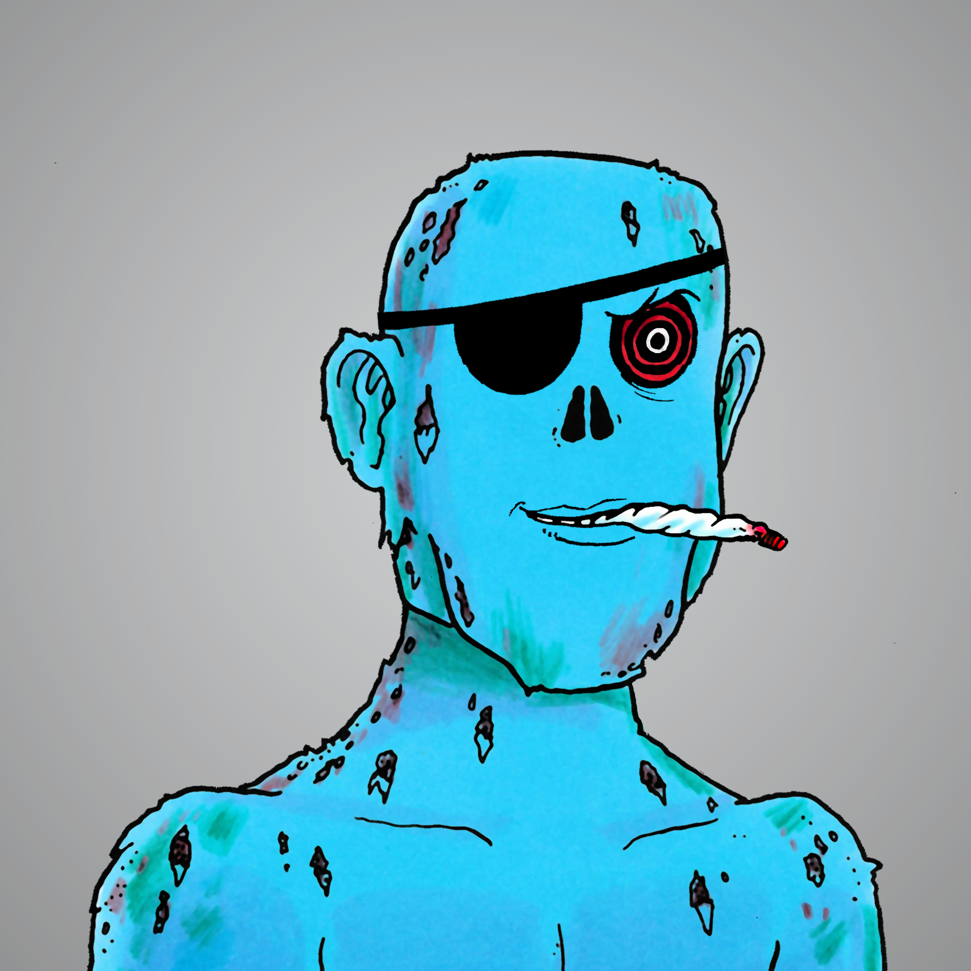 George Trosley - Jungle Freaks - Jungle Freak 7314 - NFT # 7314