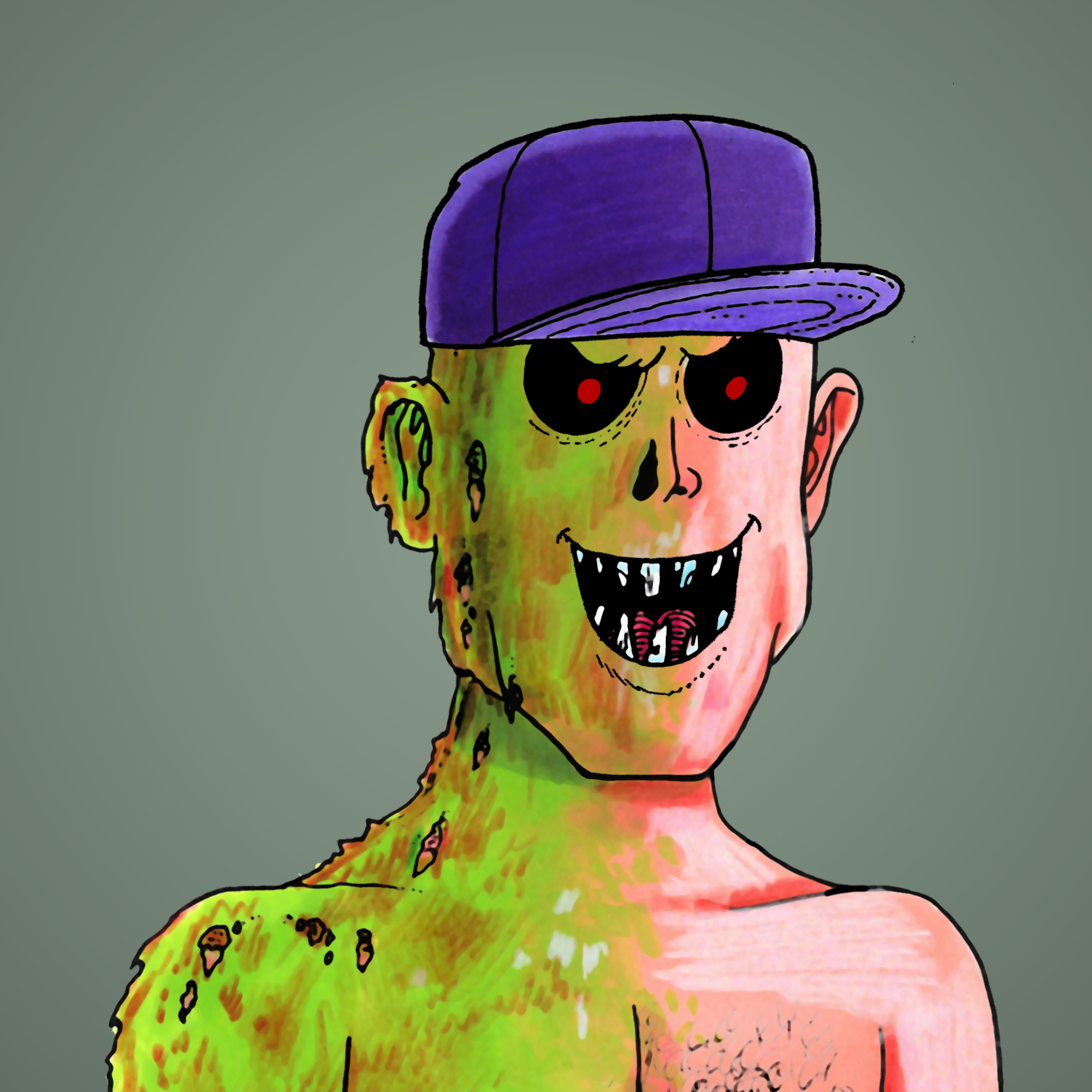 George Trosley - Jungle Freaks - Jungle Freak 7317 - NFT # 7317