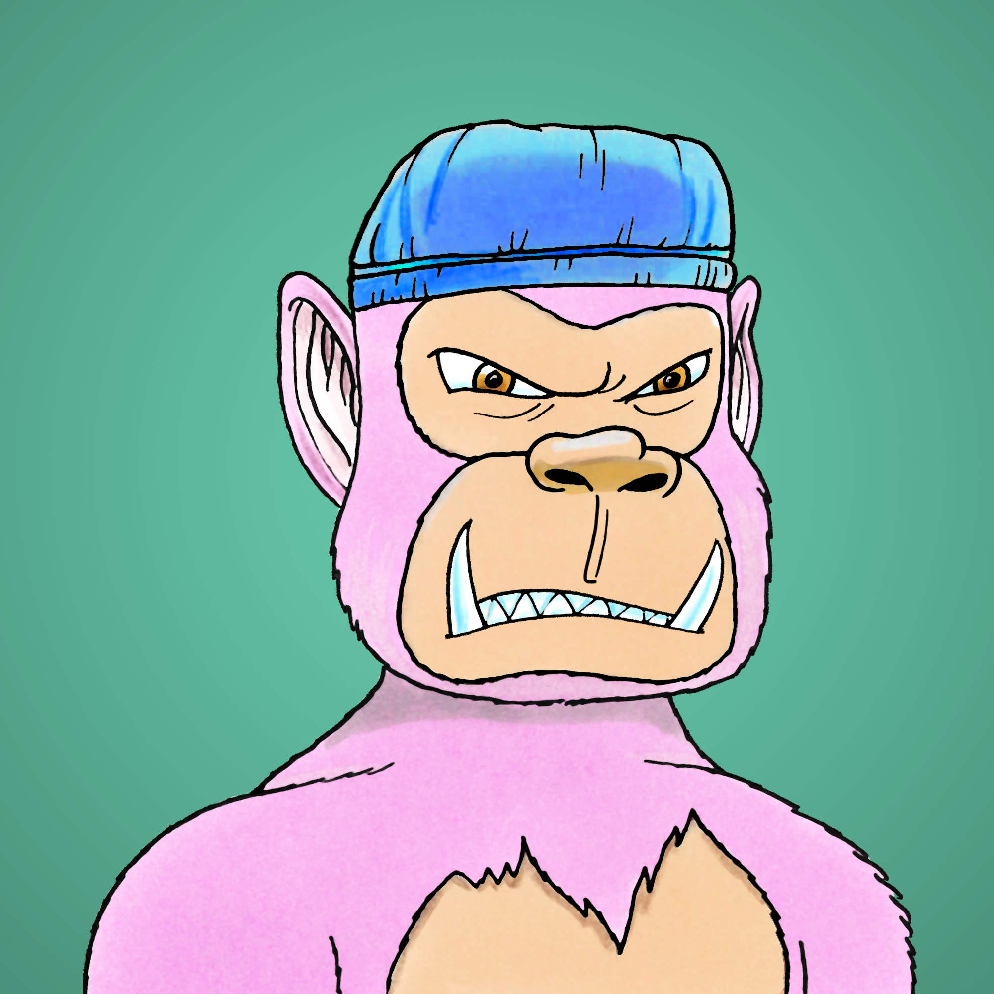 George Trosley - Jungle Freaks - Jungle Freak 732 - NFT # 732