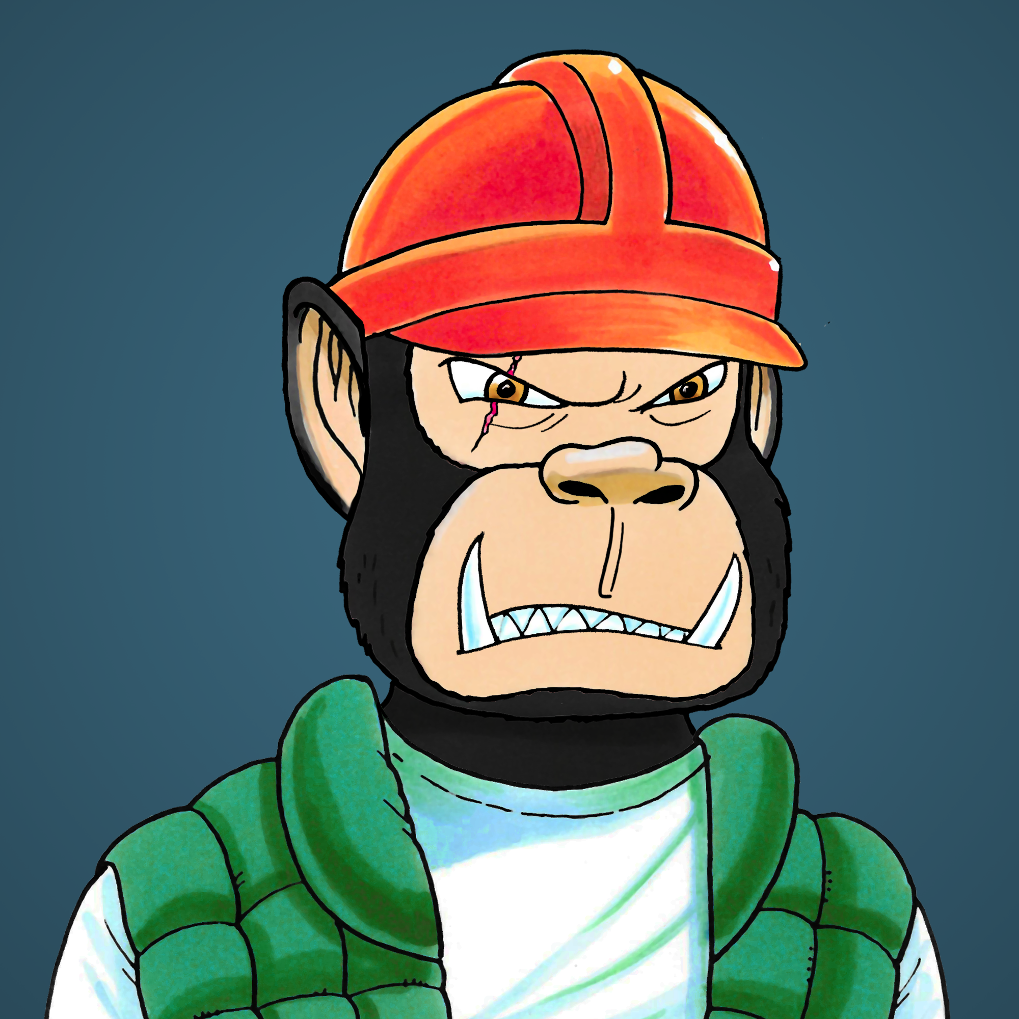 George Trosley - Jungle Freaks - Jungle Freak 7321 - NFT # 7321