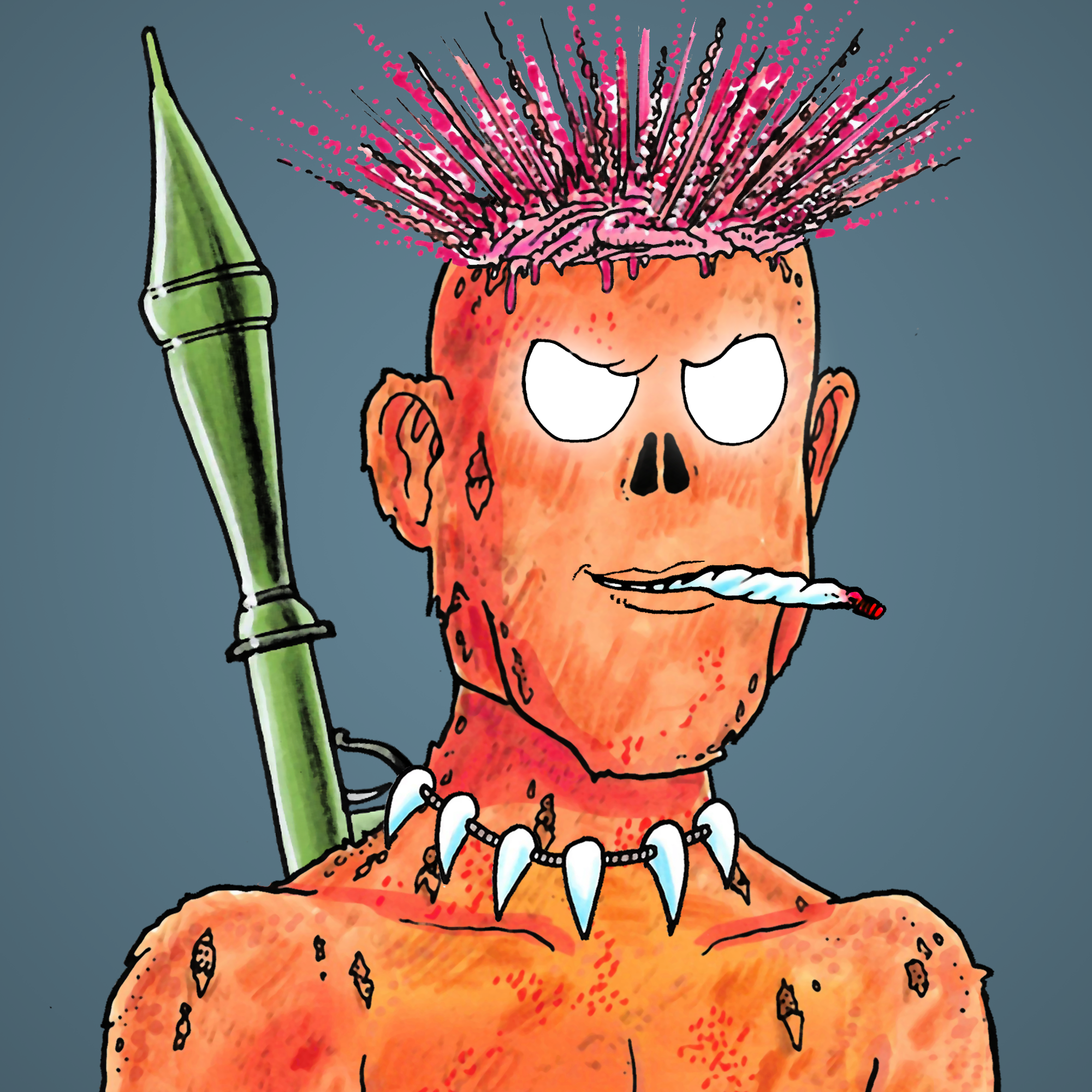 George Trosley - Jungle Freaks - Jungle Freak 7322 - NFT # 7322