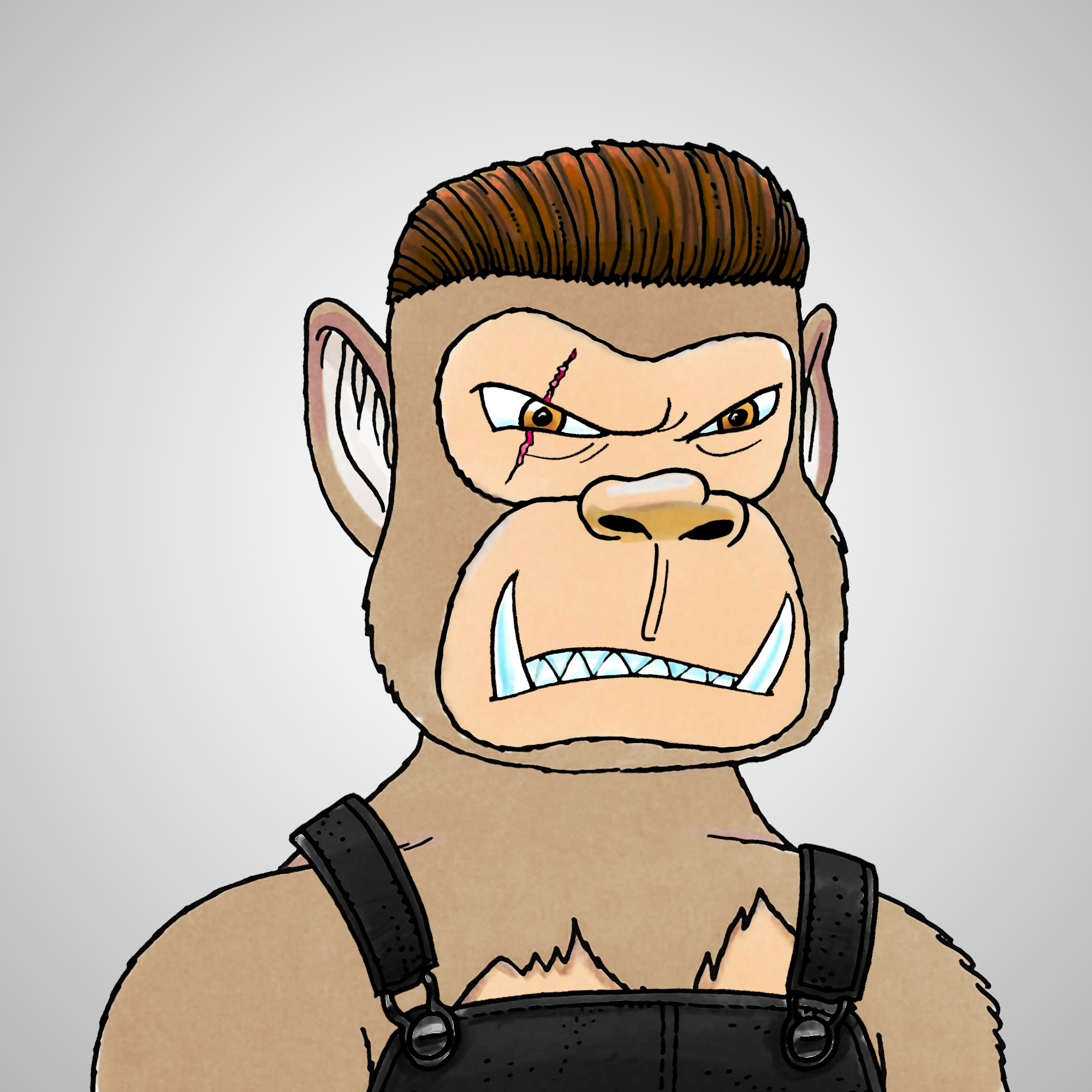 George Trosley - Jungle Freaks - Jungle Freak 7325 - NFT # 7325