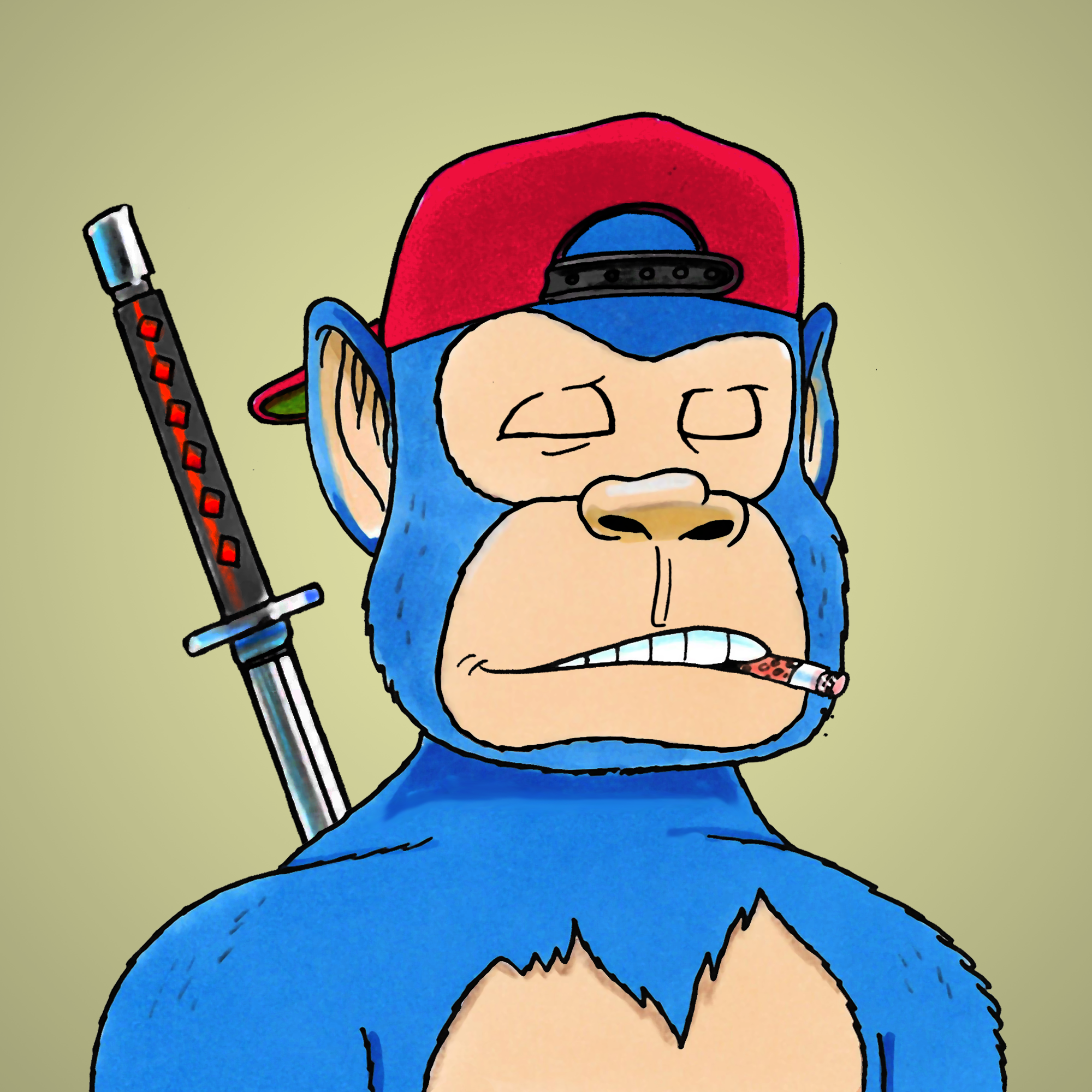 George Trosley - Jungle Freaks - Jungle Freak 7329 - NFT # 7329