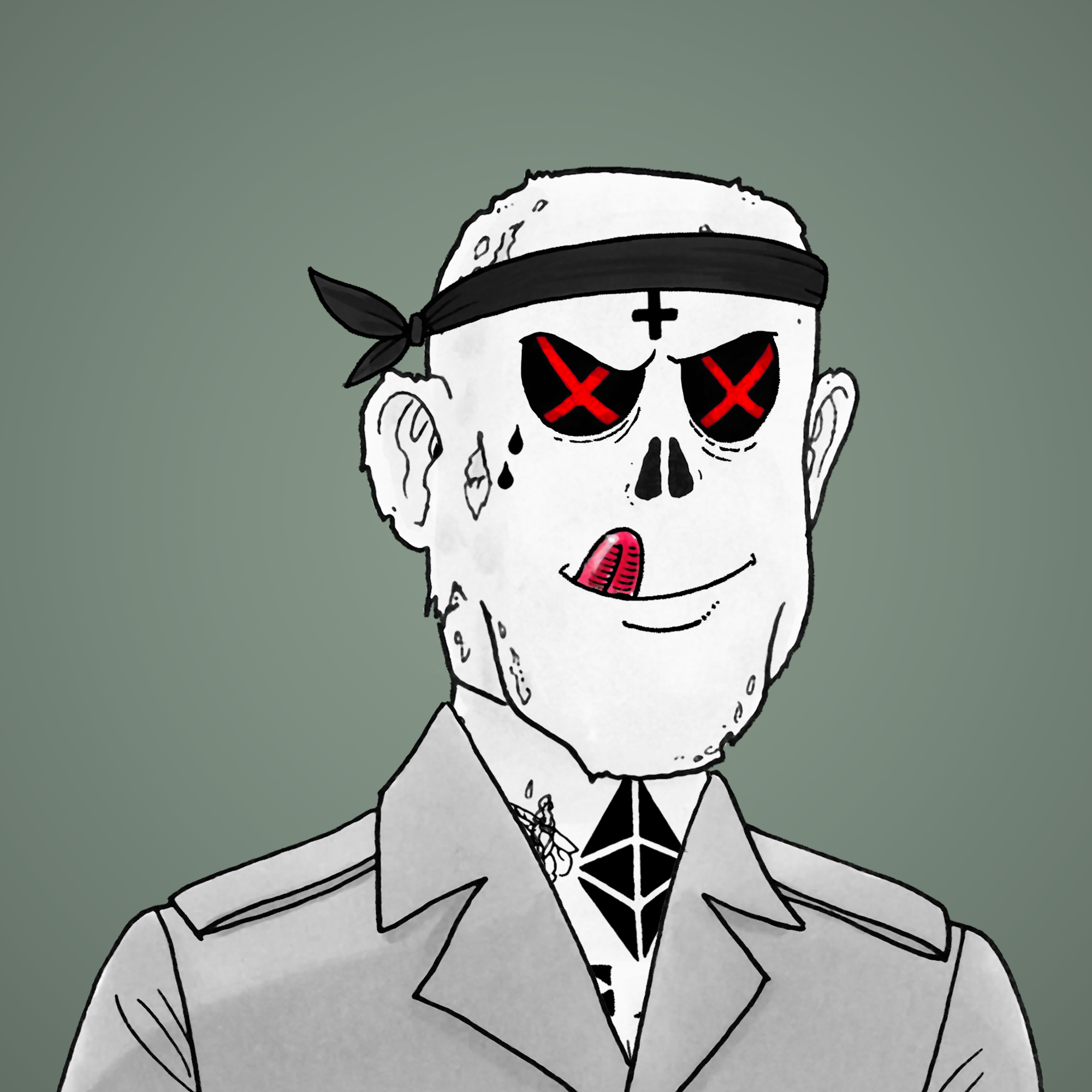 George Trosley - Jungle Freaks - Jungle Freak 7330 - NFT # 7330