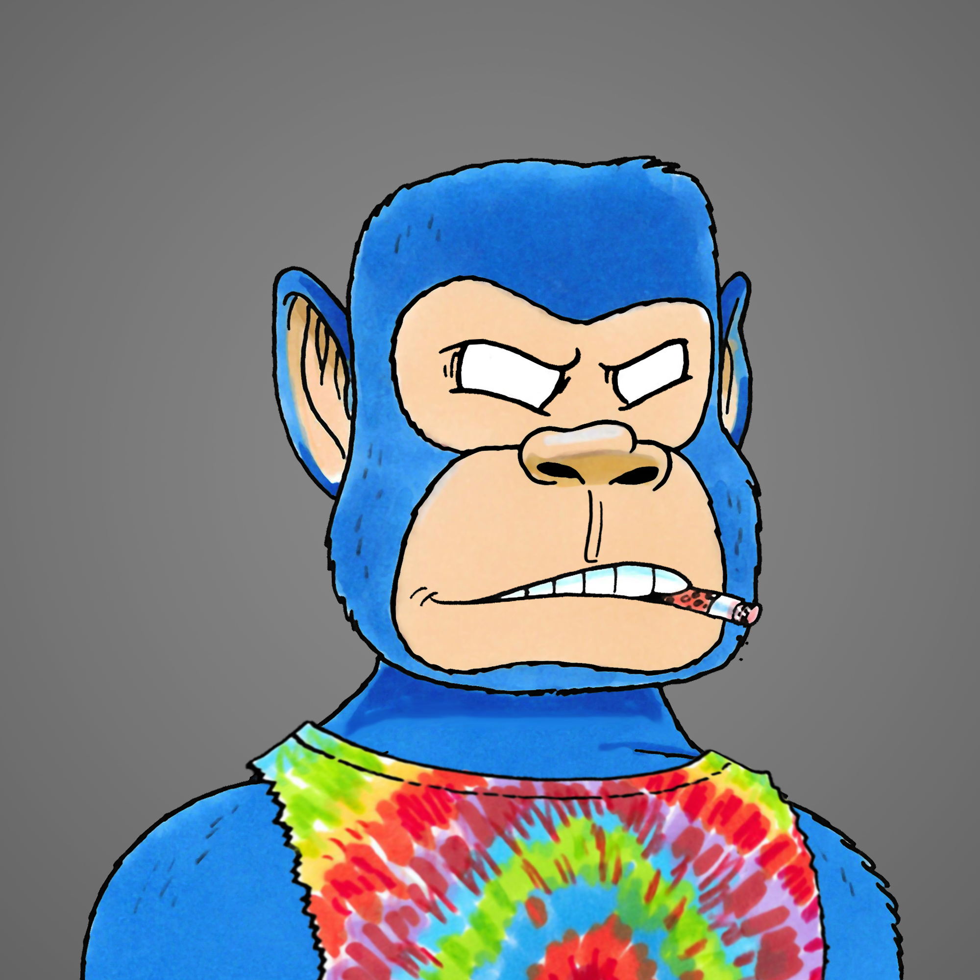 George Trosley - Jungle Freaks - Jungle Freak 7339 - NFT # 7339