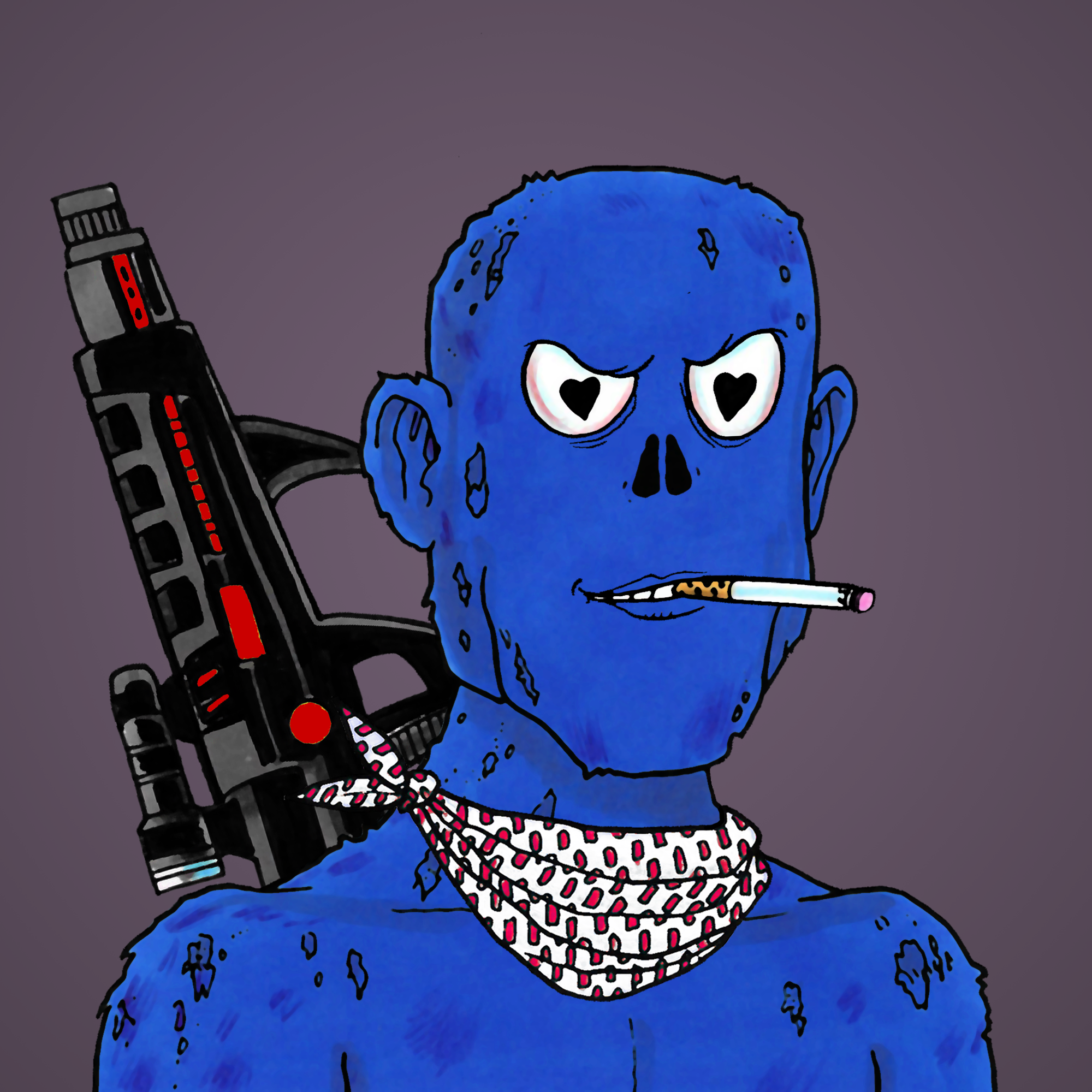 George Trosley - Jungle Freaks - Jungle Freak 7345 - NFT # 7345