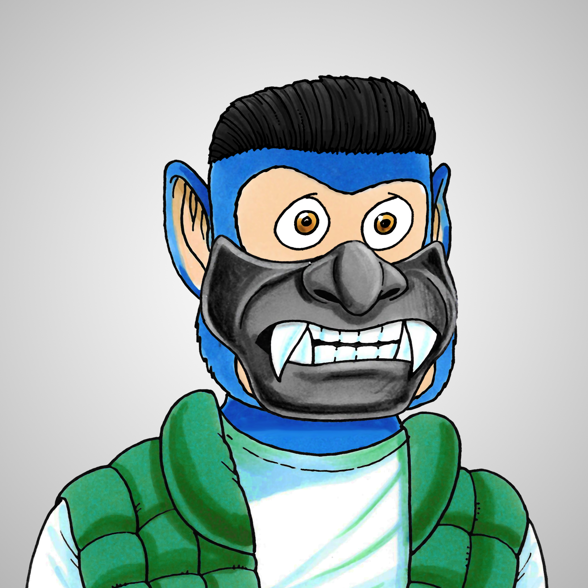 George Trosley - Jungle Freaks - Jungle Freak 7346 - NFT # 7346