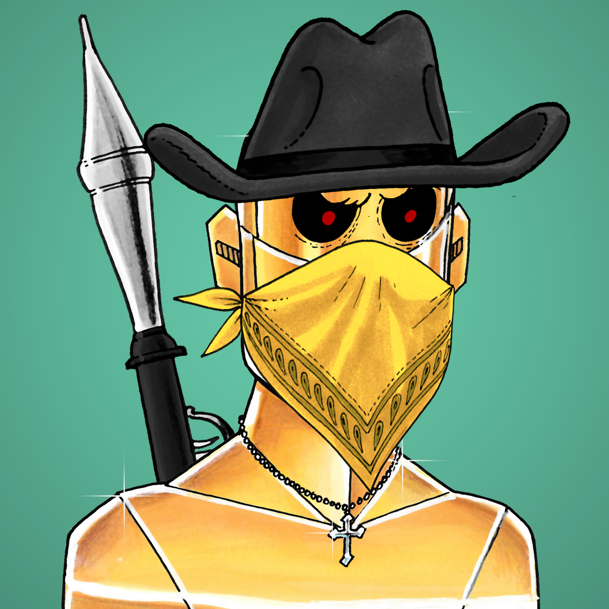 George Trosley - Jungle Freaks - Jungle Freak 735 - NFT # 735