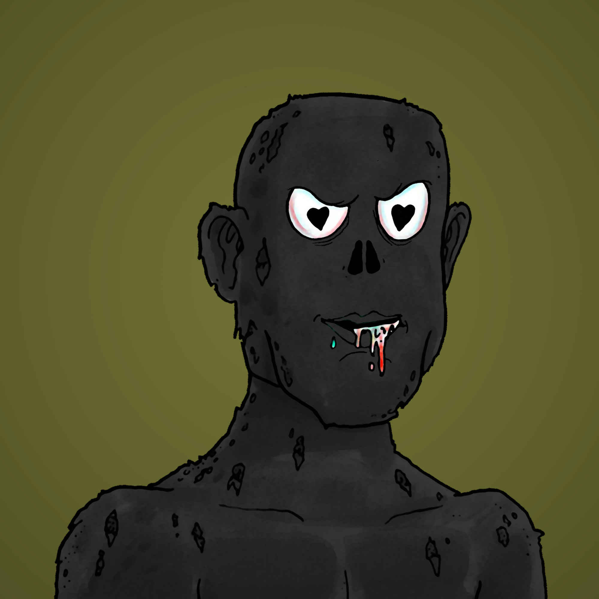 George Trosley - Jungle Freaks - Jungle Freak 7357 - NFT # 7357