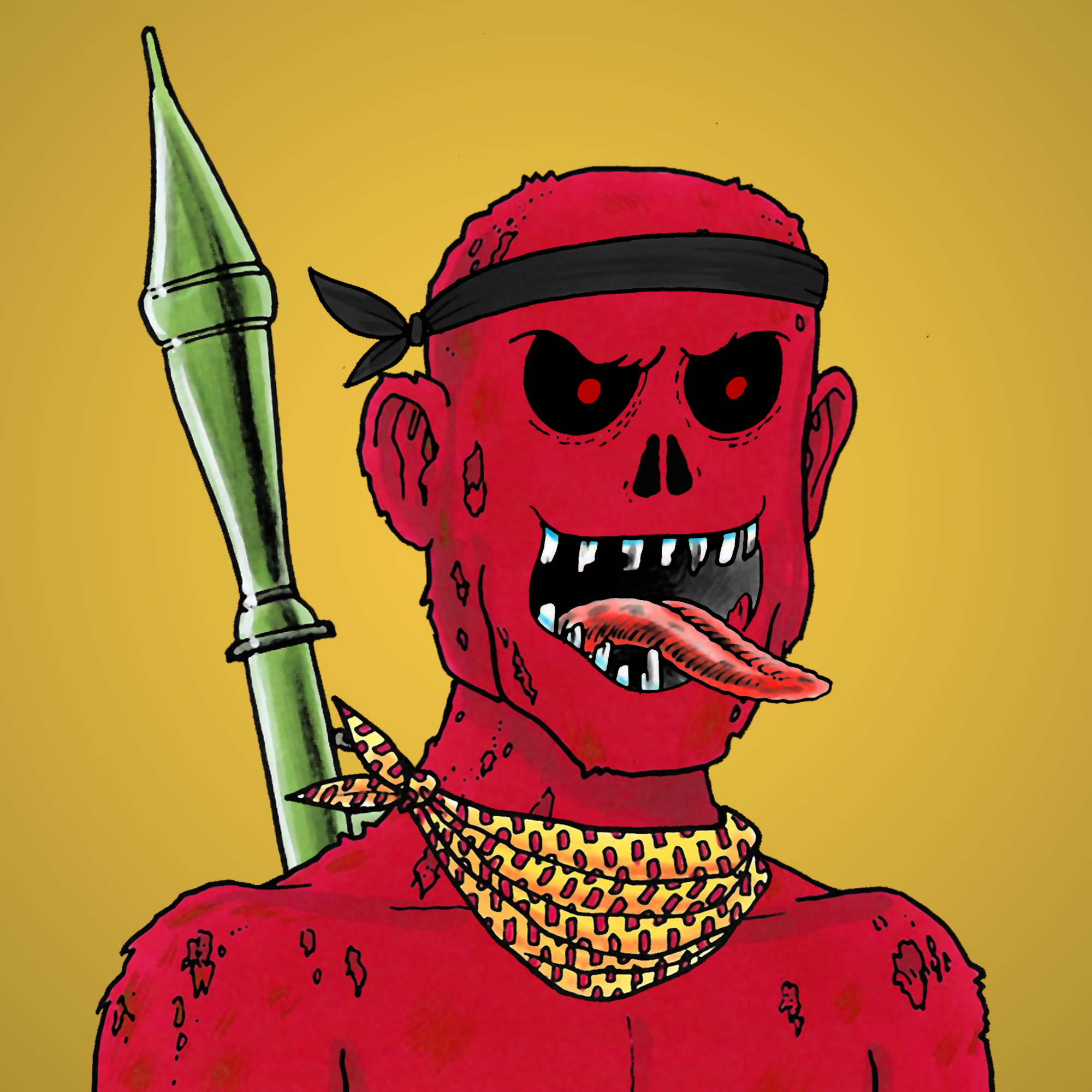 George Trosley - Jungle Freaks - Jungle Freak 7359 - NFT # 7359