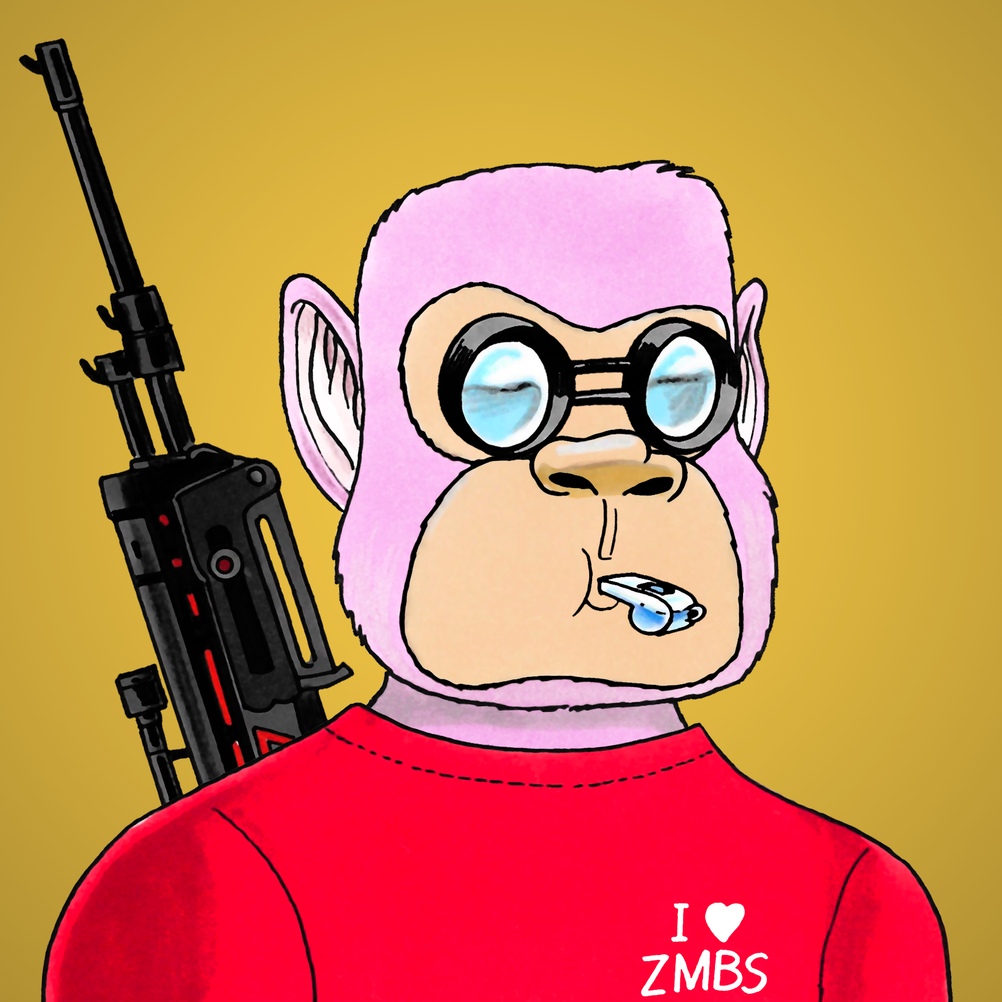 George Trosley - Jungle Freaks - Jungle Freak 736 - NFT # 736