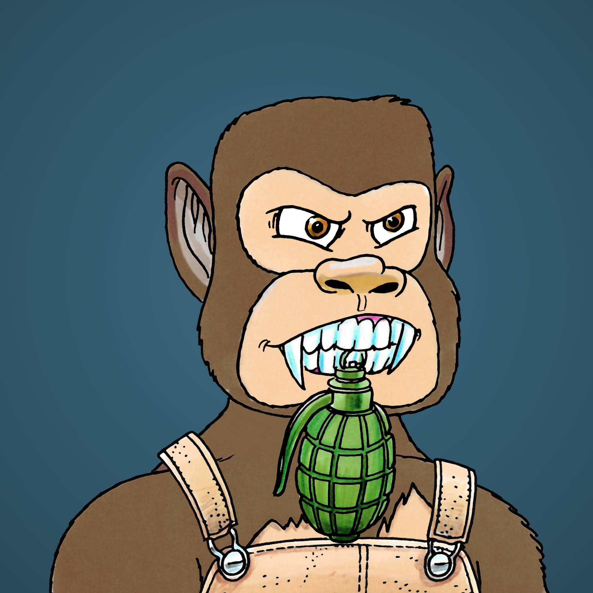 George Trosley - Jungle Freaks - Jungle Freak 7364 - NFT # 7364