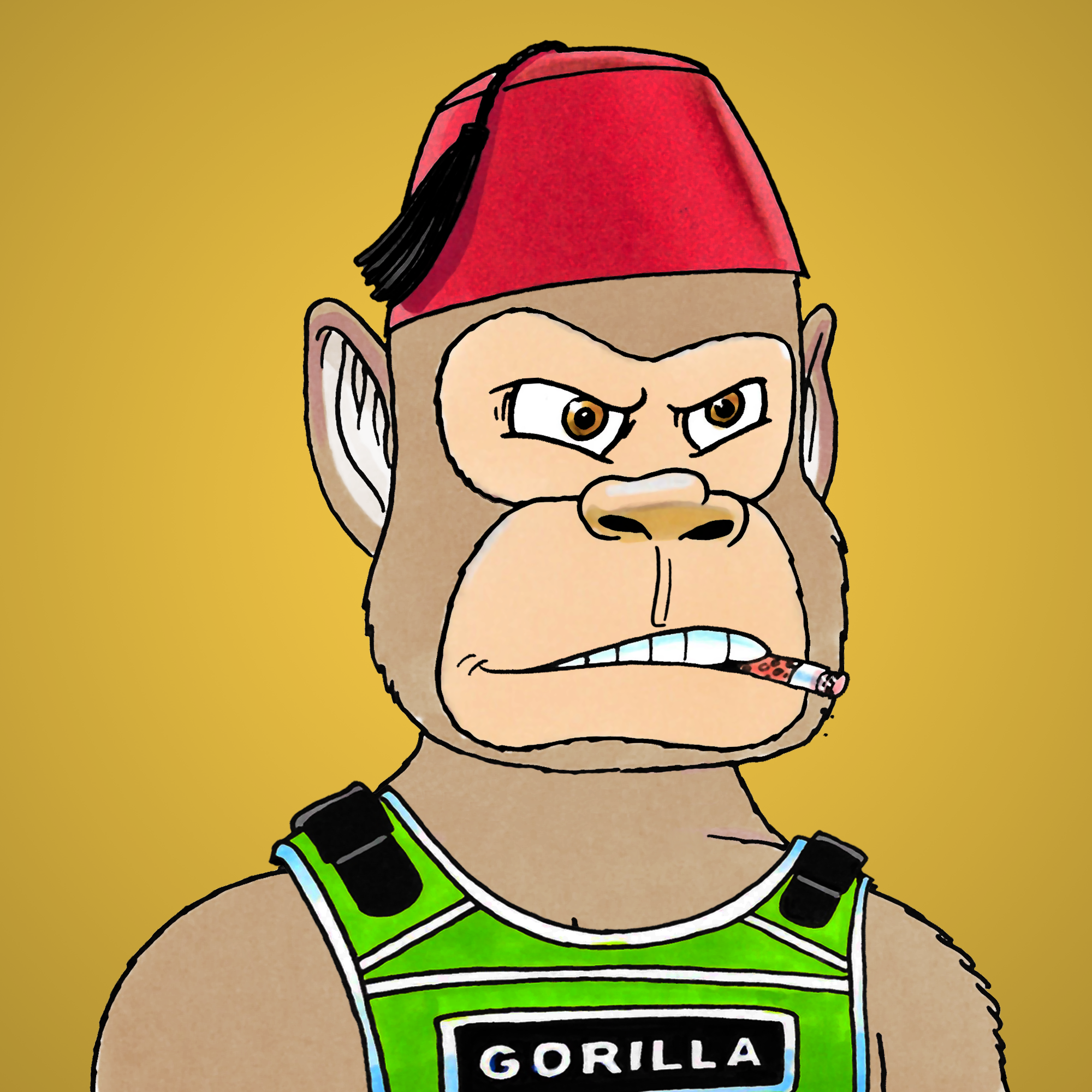 George Trosley - Jungle Freaks - Jungle Freak 7365 - NFT # 7365