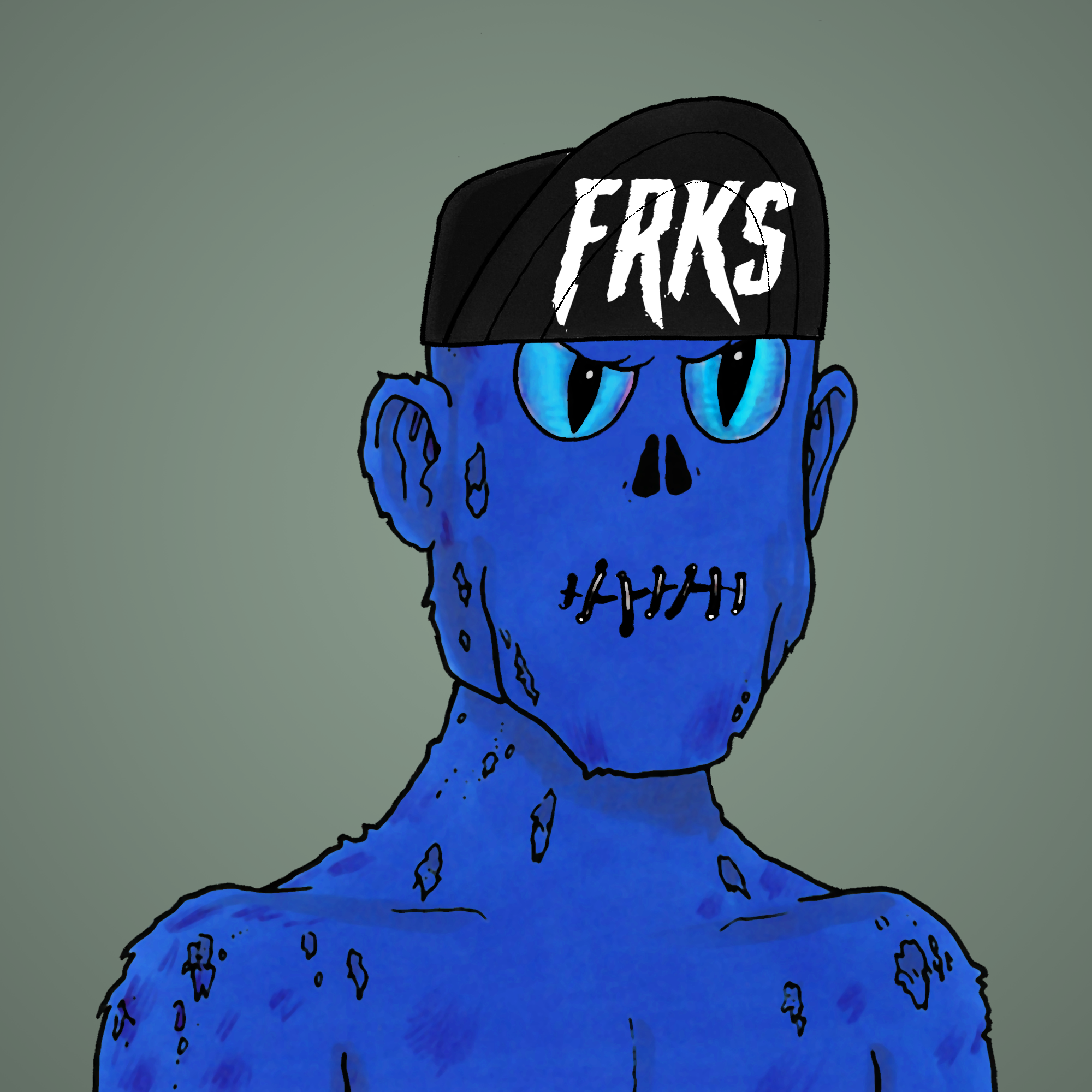 George Trosley - Jungle Freaks - Jungle Freak 7367 - NFT # 7367