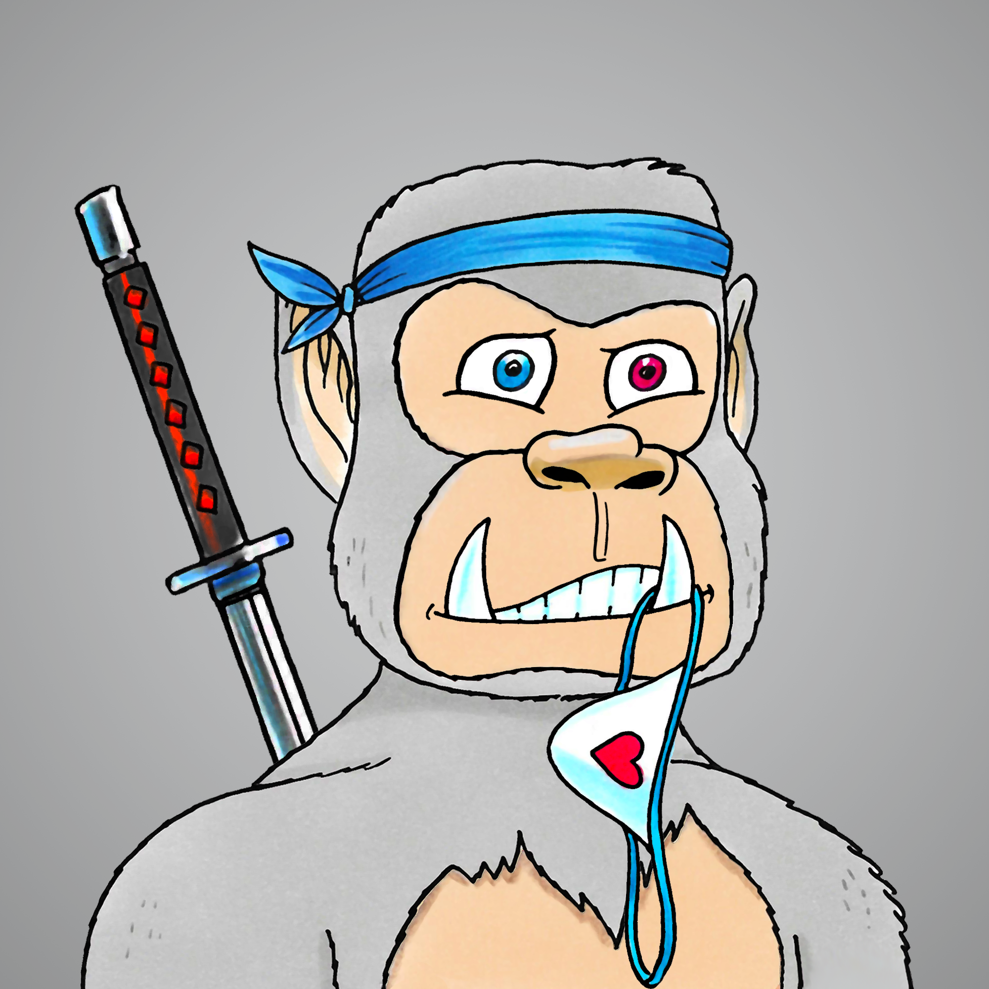 George Trosley - Jungle Freaks - Jungle Freak 7370 - NFT # 7370