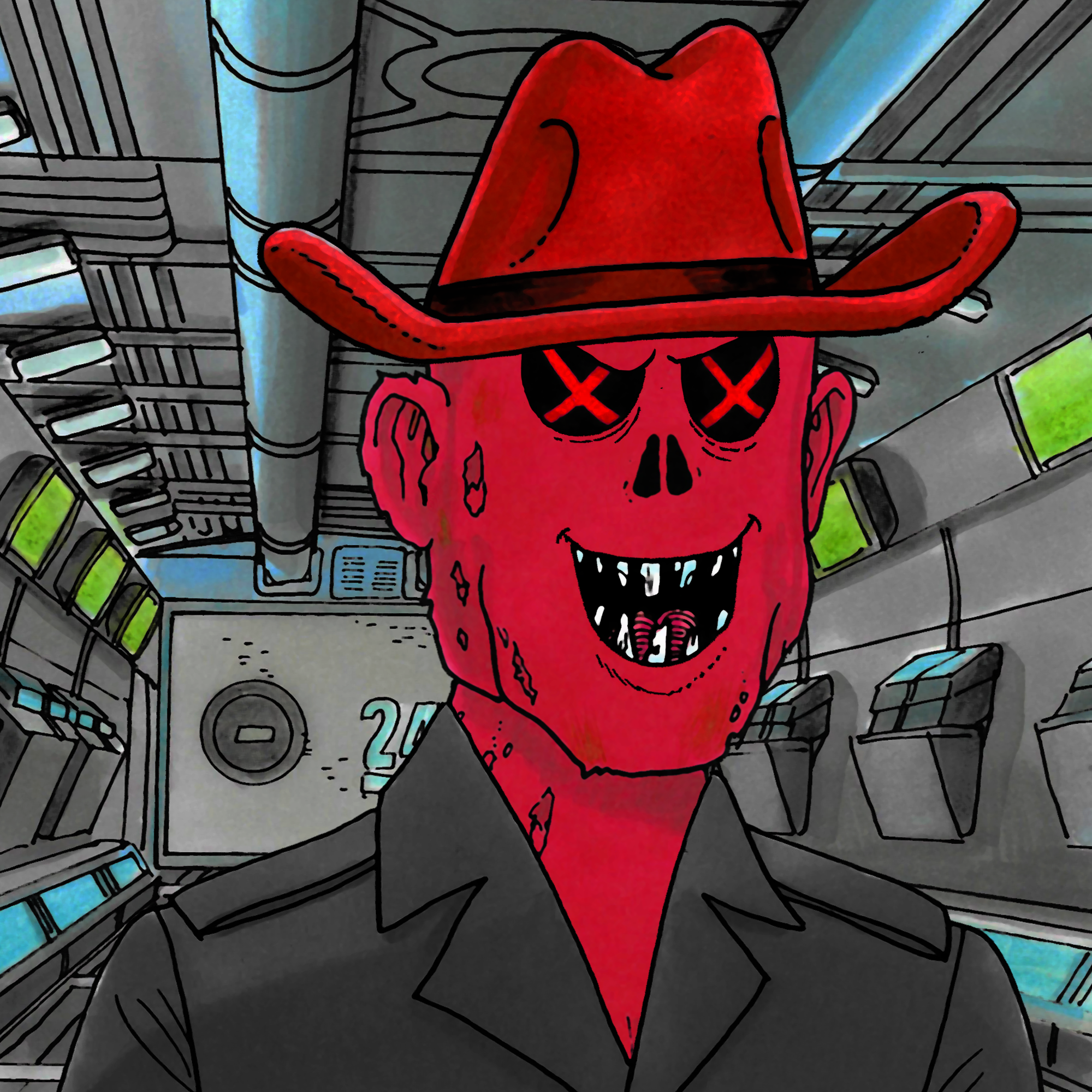 George Trosley - Jungle Freaks - Jungle Freak 7371 - NFT # 7371