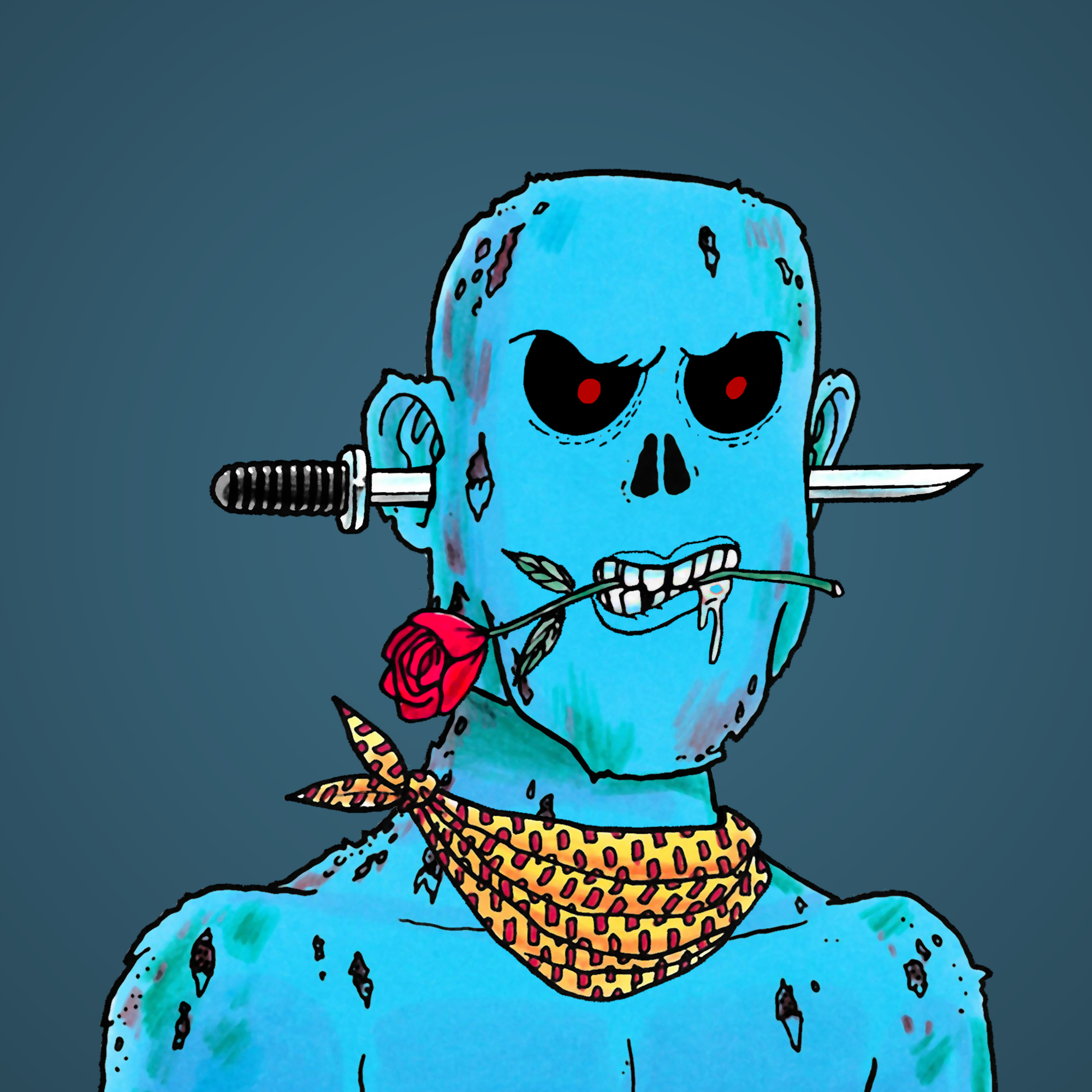 George Trosley - Jungle Freaks - Jungle Freak 7375 - NFT # 7375