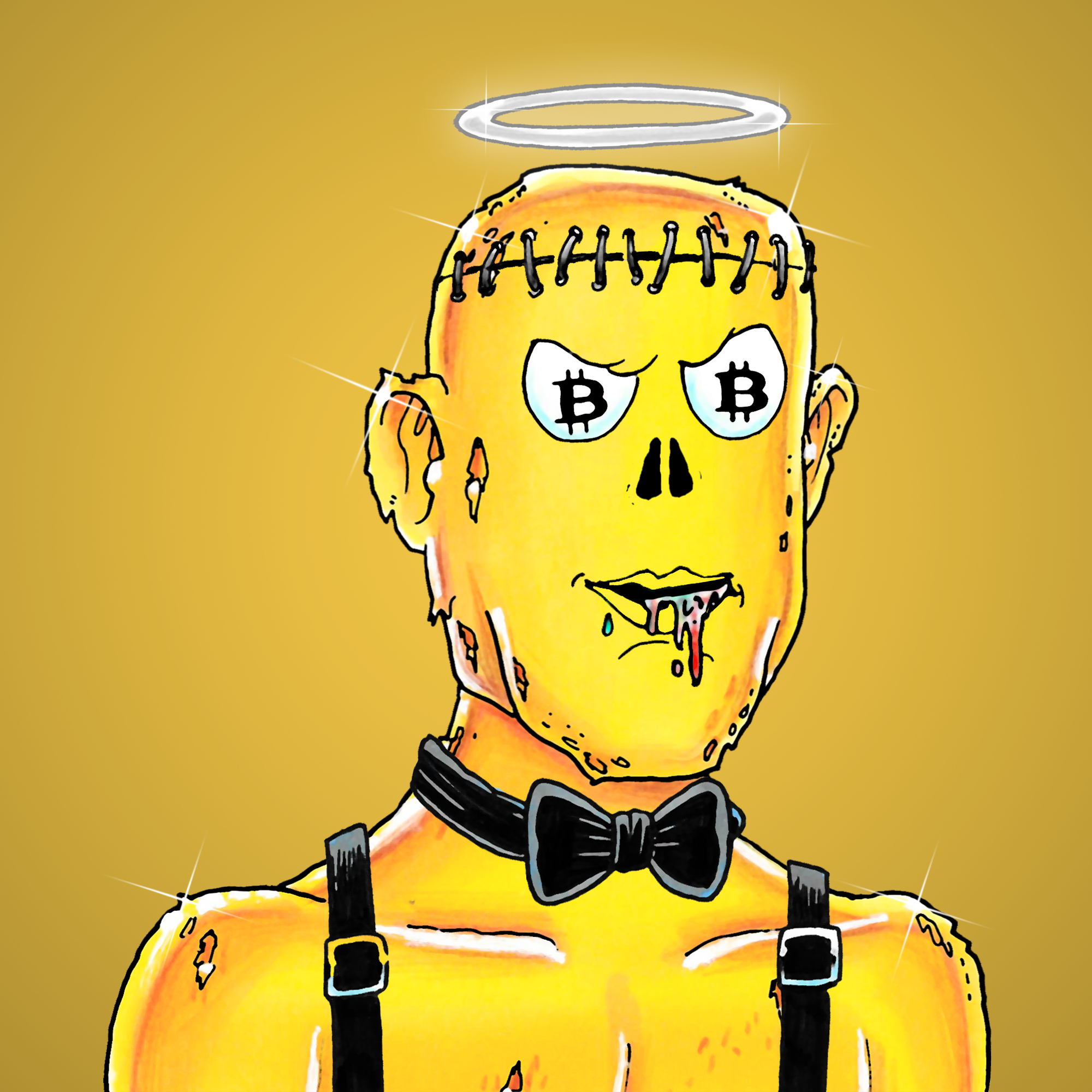 George Trosley - Jungle Freaks - Jungle Freak 7384 - NFT # 7384