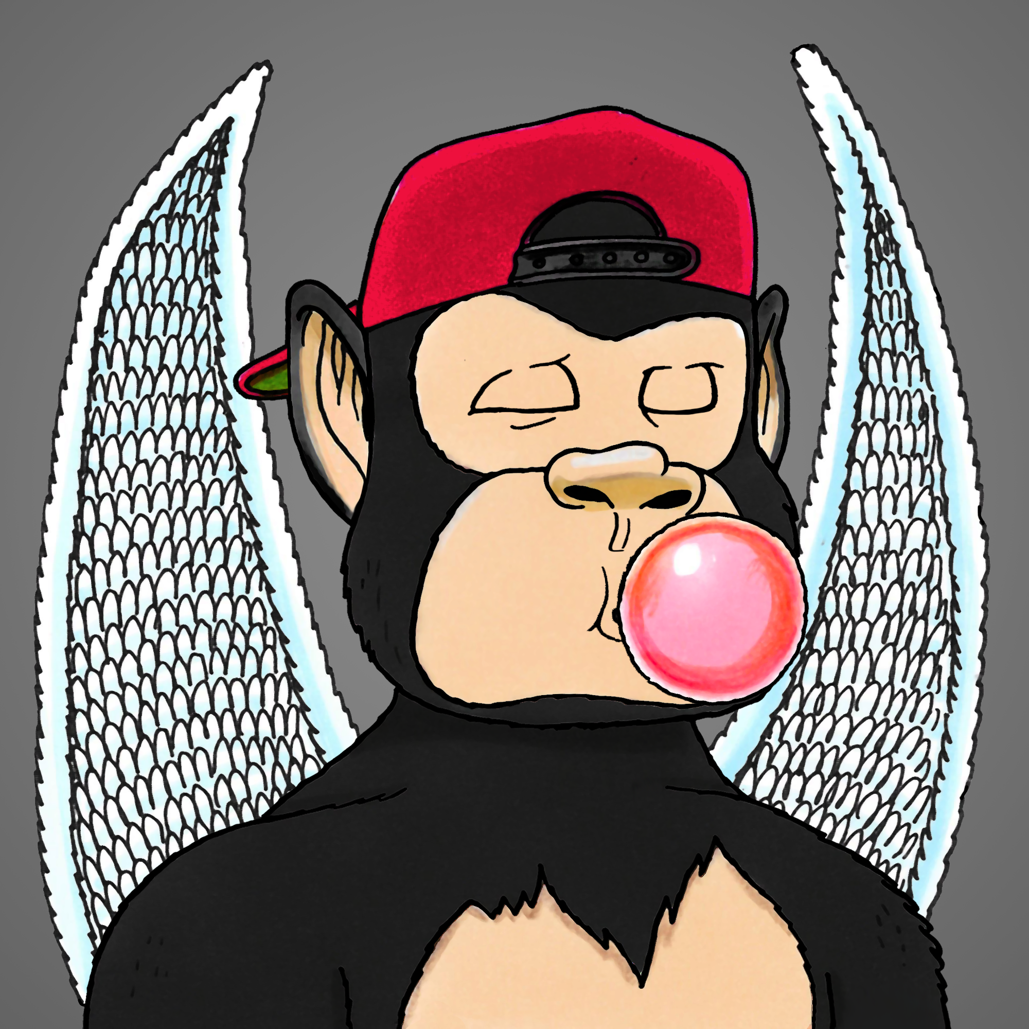 George Trosley - Jungle Freaks - Jungle Freak 7385 - NFT # 7385