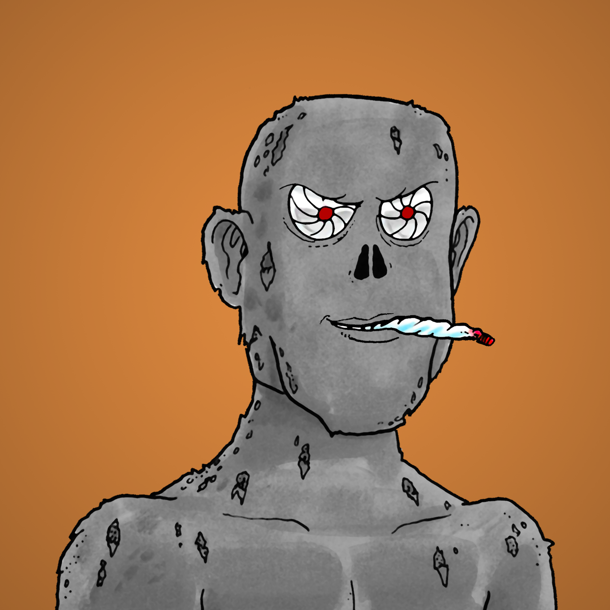 George Trosley - Jungle Freaks - Jungle Freak 7388 - NFT # 7388