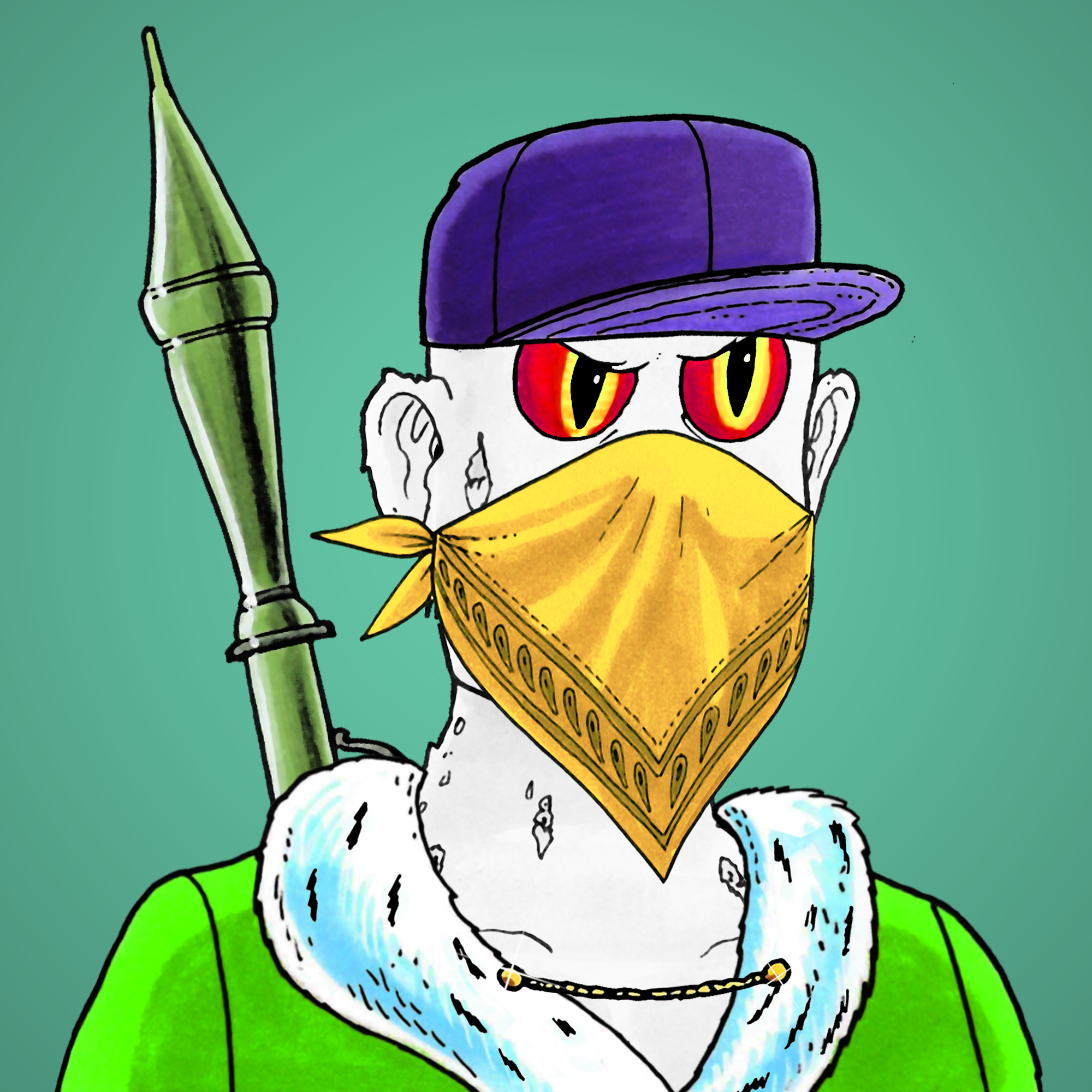 George Trosley - Jungle Freaks - Jungle Freak 739 - NFT # 739