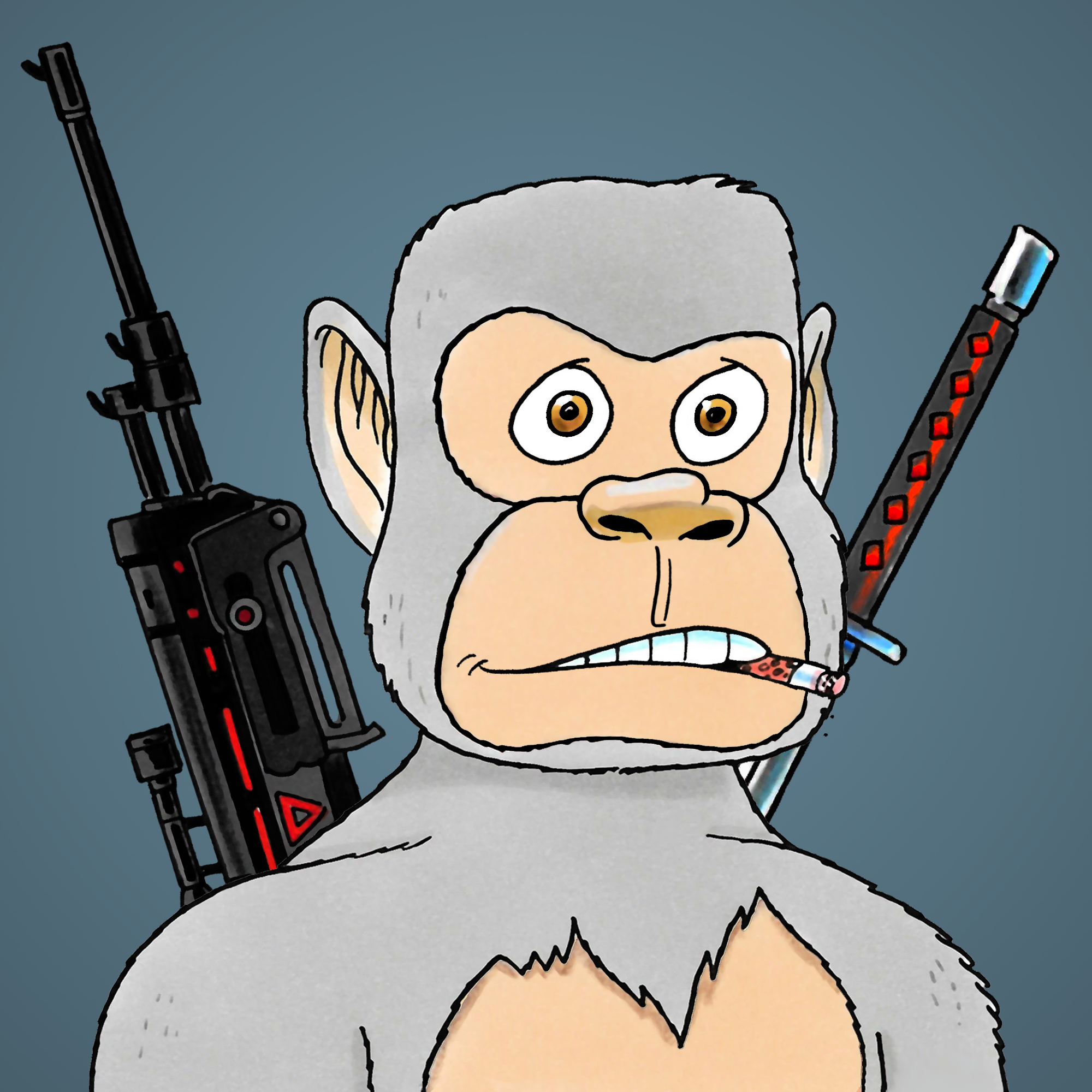 George Trosley - Jungle Freaks - Jungle Freak 7390 - NFT # 7390