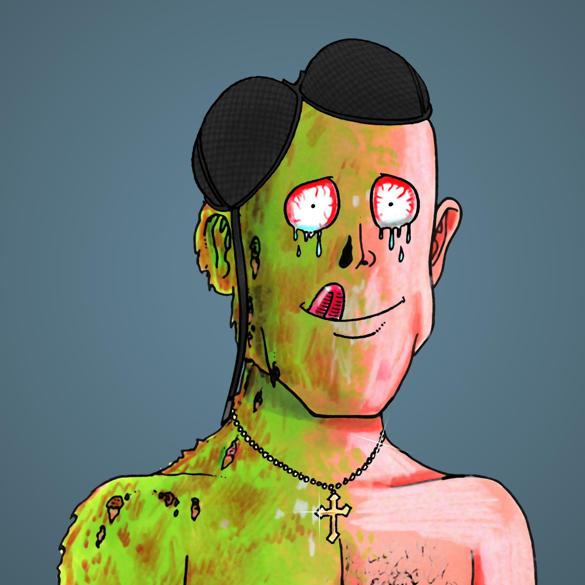 George Trosley - Jungle Freaks - Jungle Freak 7391 - NFT # 7391