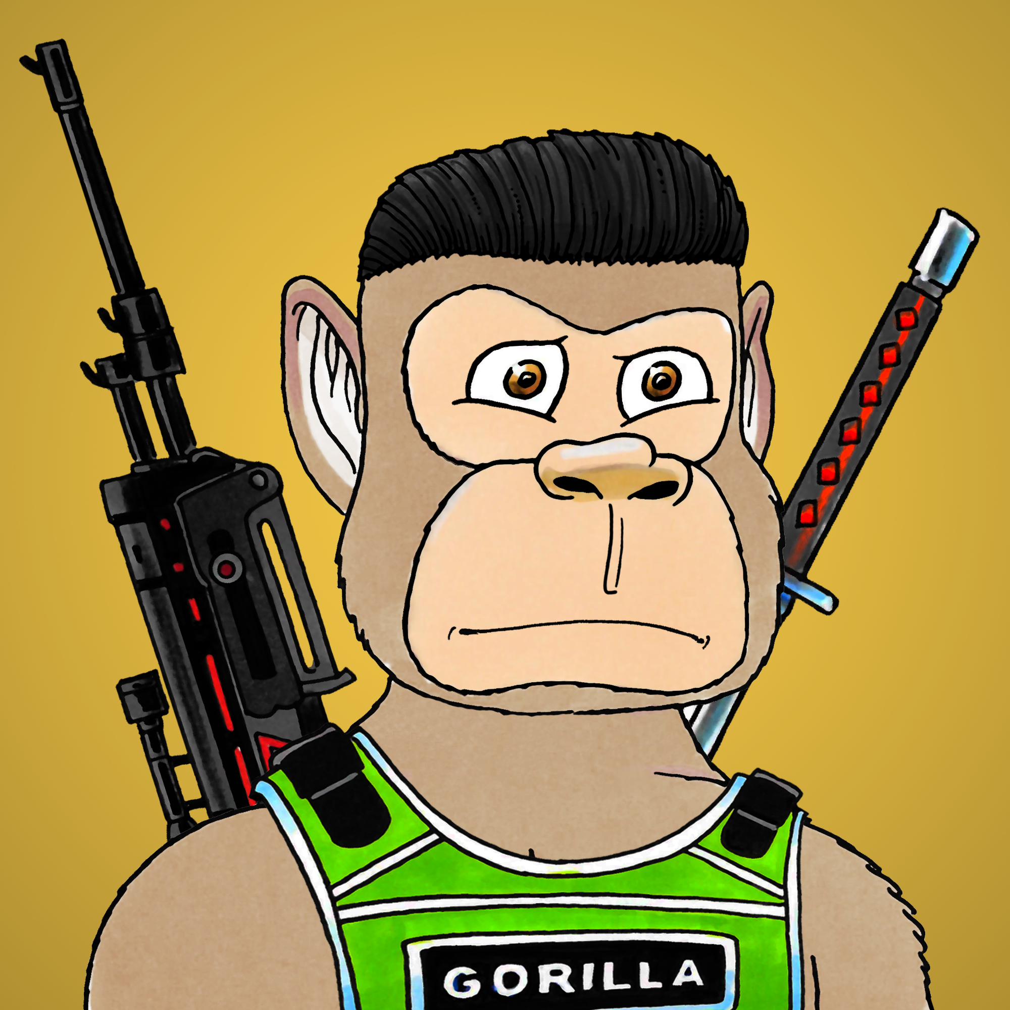 George Trosley - Jungle Freaks - Jungle Freak 74 - NFT # 74