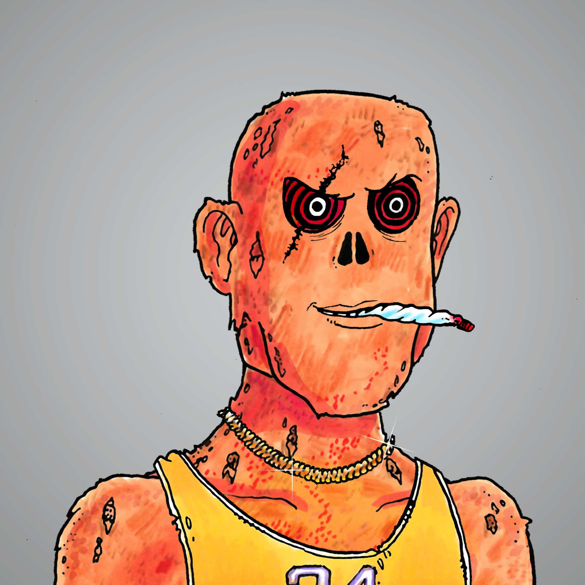 George Trosley - Jungle Freaks - Jungle Freak 740 - NFT # 740