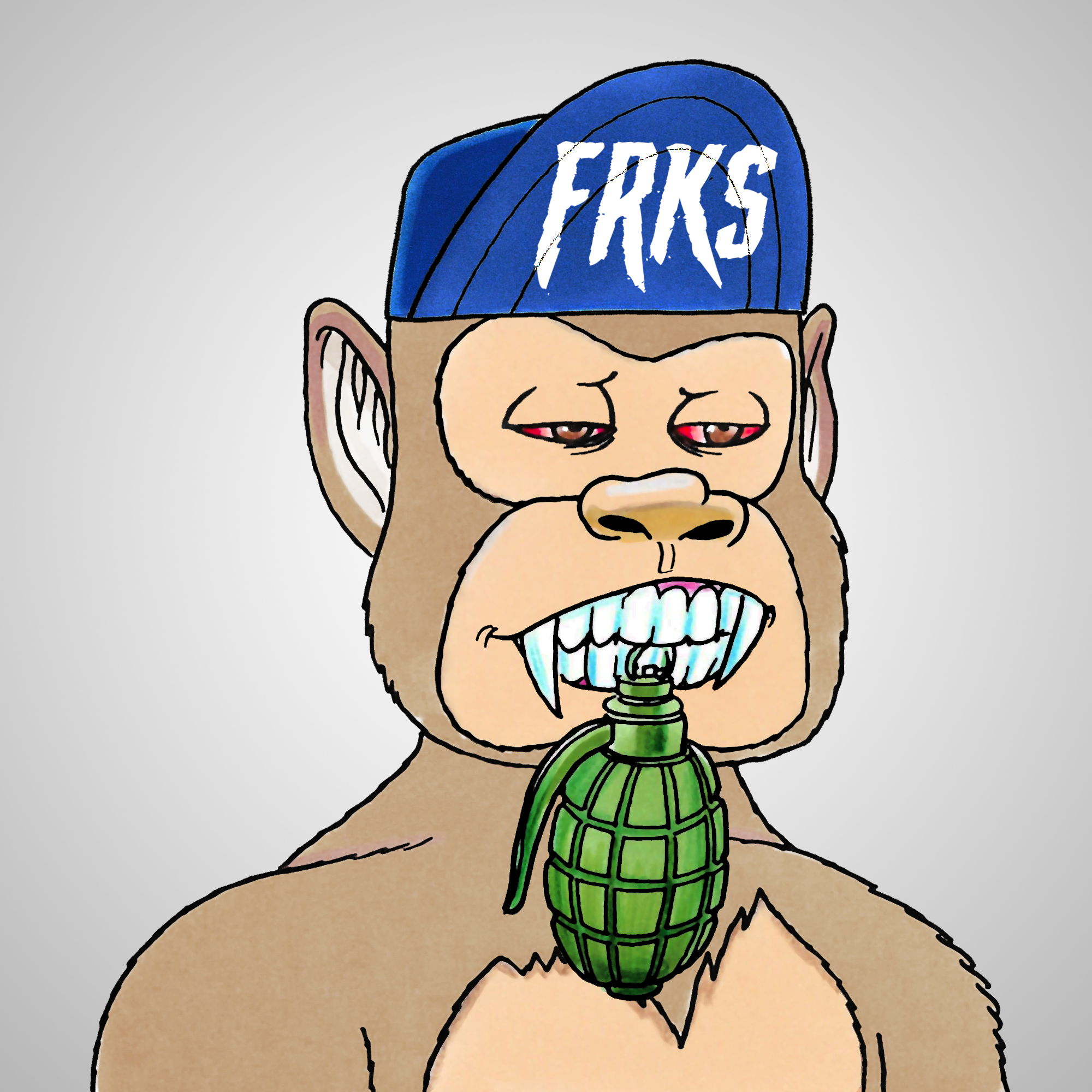 George Trosley - Jungle Freaks - Jungle Freak 7400 - NFT # 7400