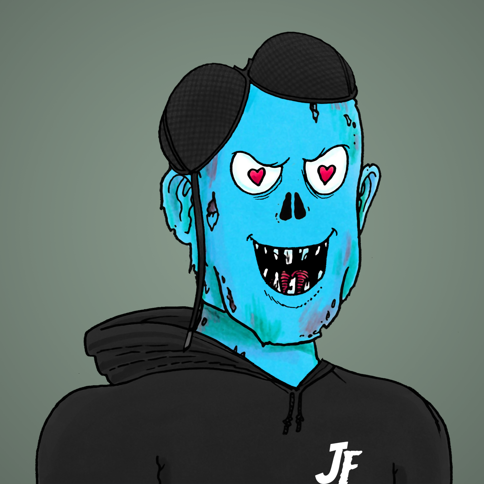 George Trosley - Jungle Freaks - Jungle Freak 7404 - NFT # 7404