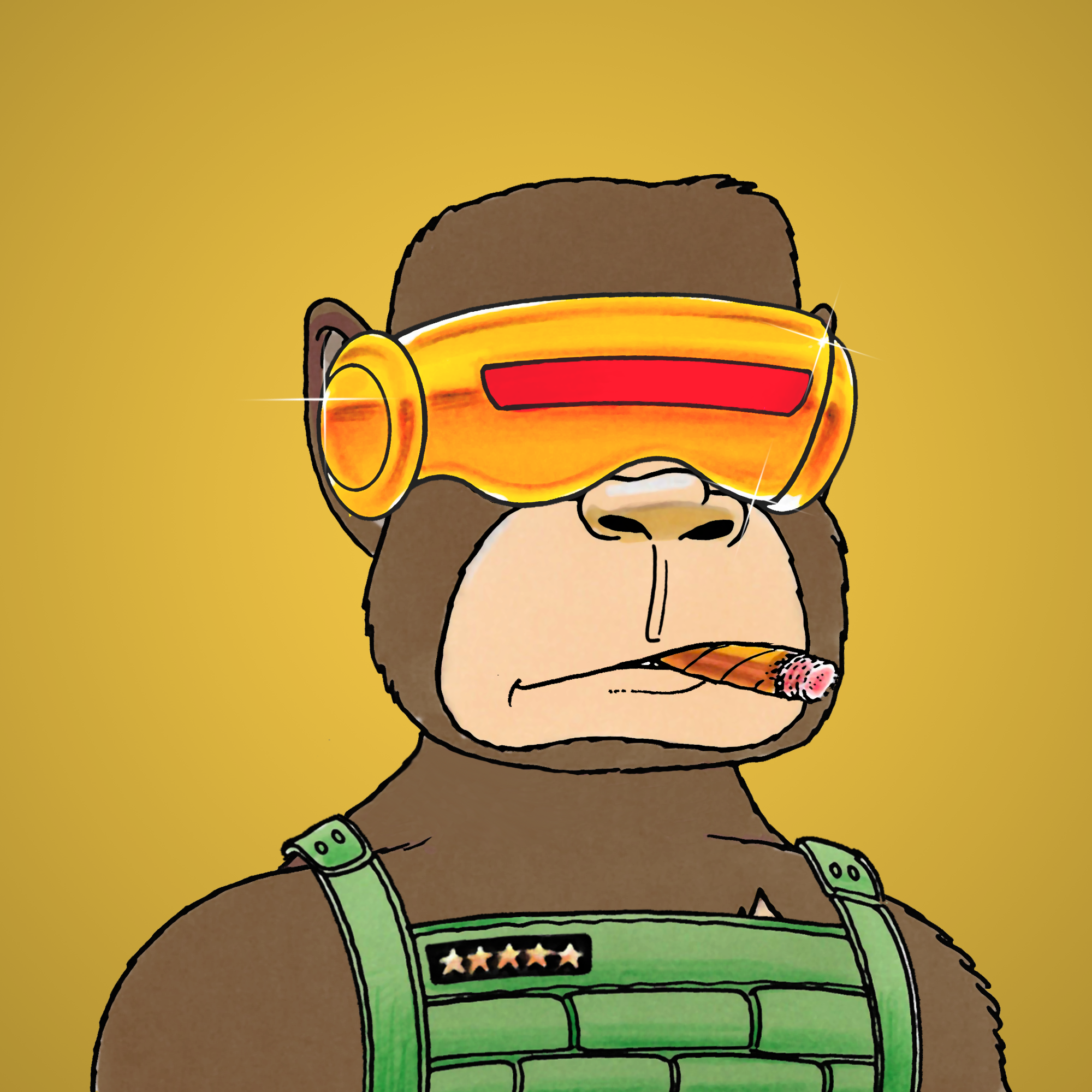 George Trosley - Jungle Freaks - Jungle Freak 742 - NFT # 742