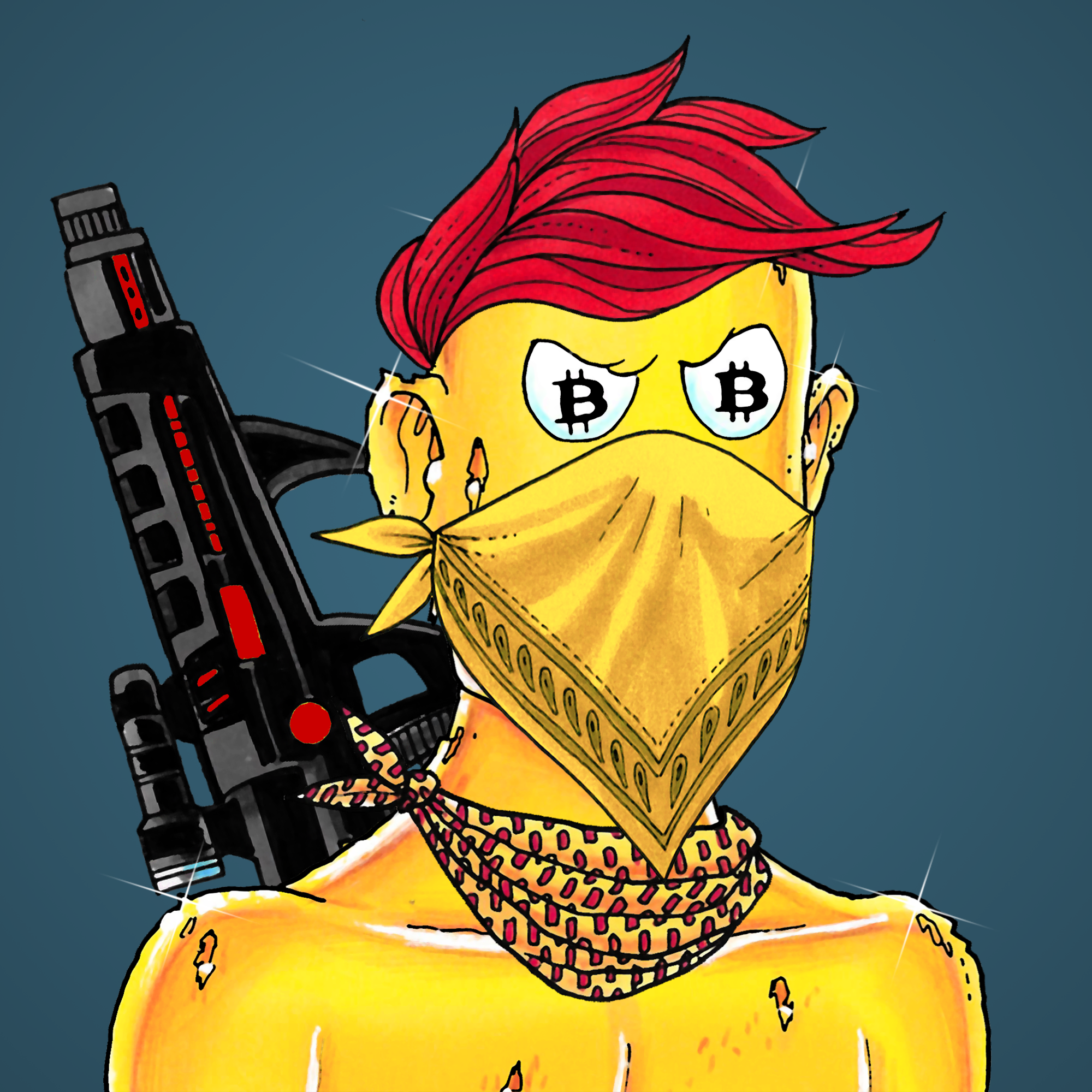 George Trosley - Jungle Freaks - Jungle Freak 7421 - NFT # 7421