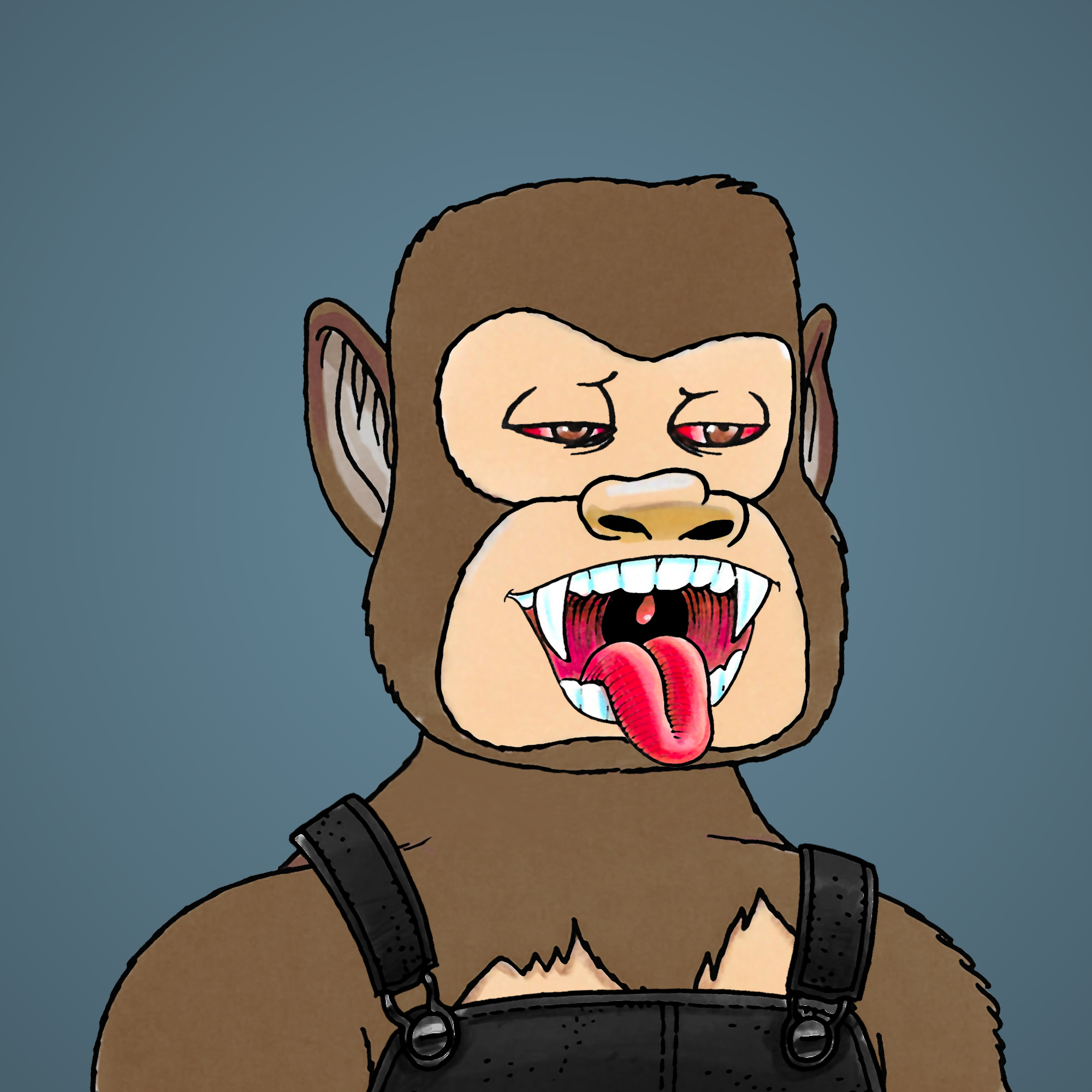 George Trosley - Jungle Freaks - Jungle Freak 7424 - NFT # 7424