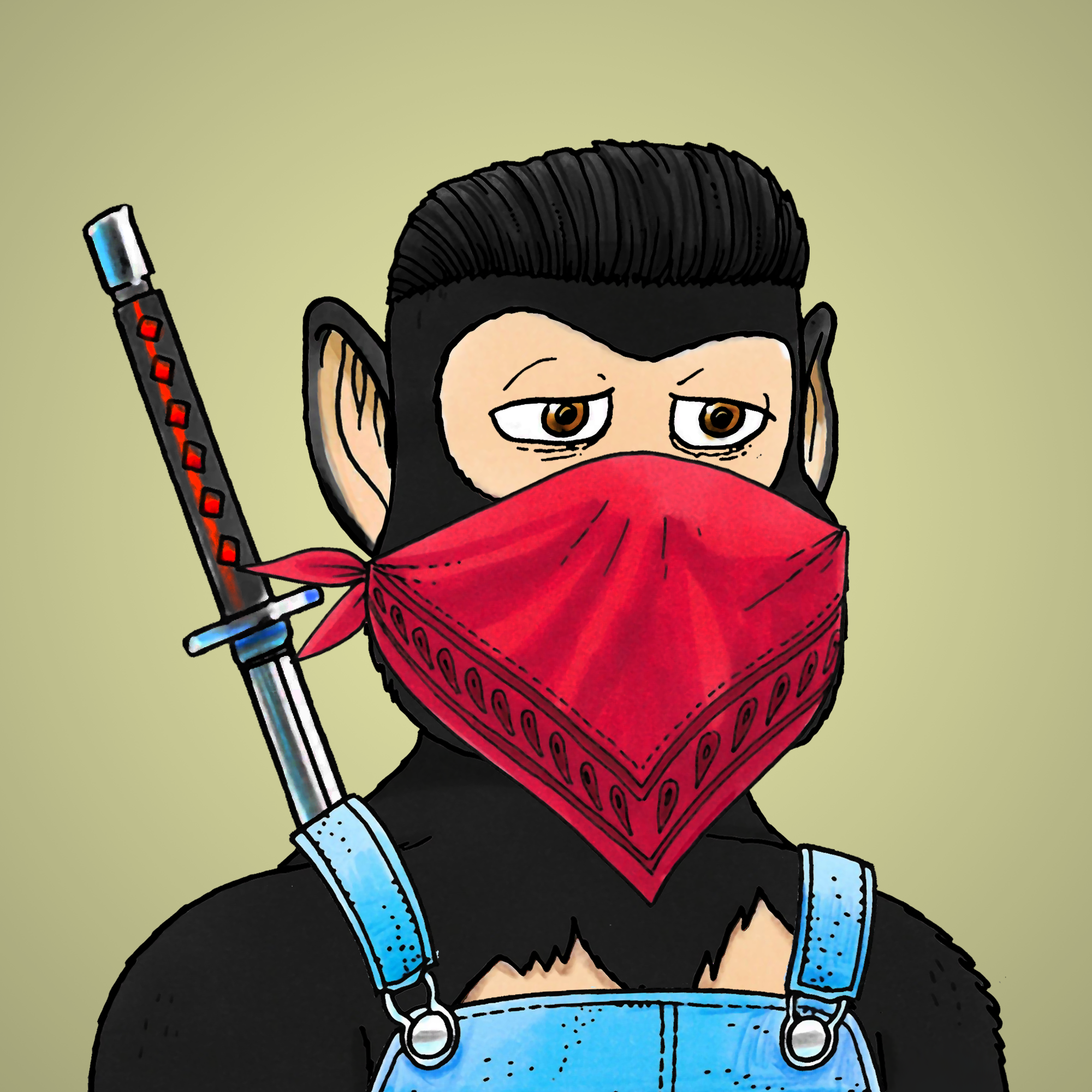 George Trosley - Jungle Freaks - Jungle Freak 7426 - NFT # 7426