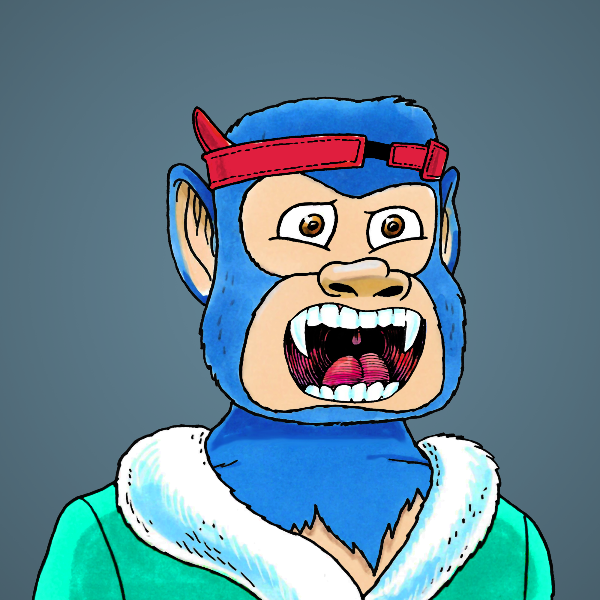 George Trosley - Jungle Freaks - Jungle Freak 743 - NFT # 743