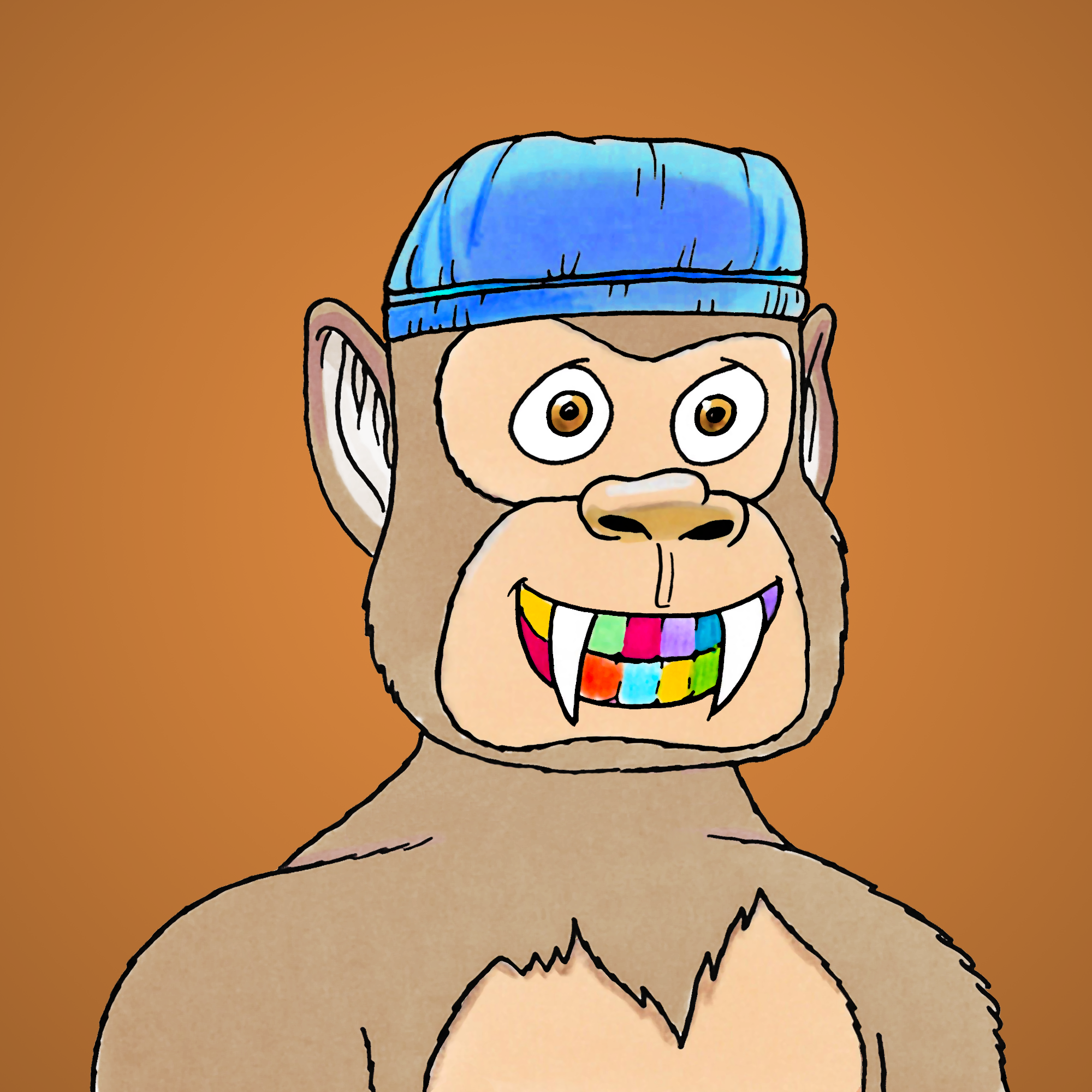 George Trosley - Jungle Freaks - Jungle Freak 7430 - NFT # 7430