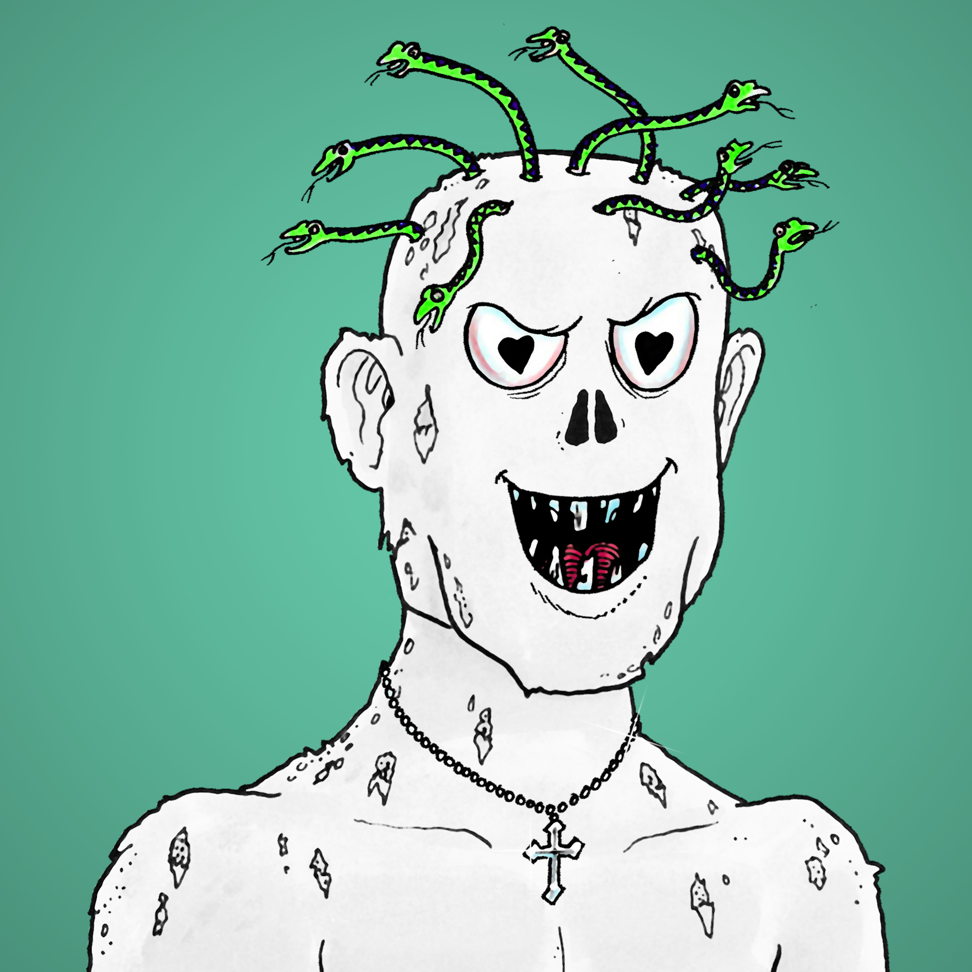 George Trosley - Jungle Freaks - Jungle Freak 7431 - NFT # 7431