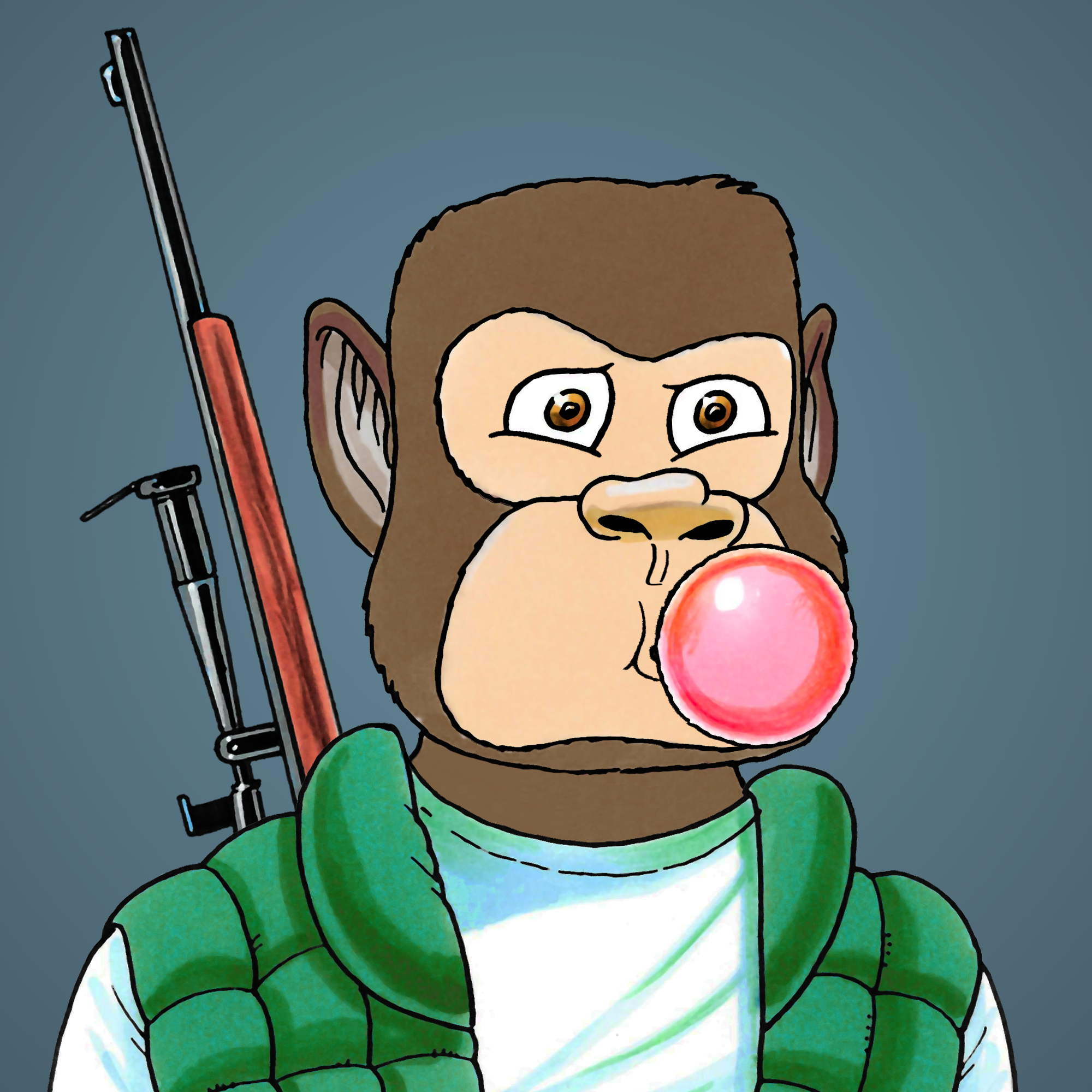 George Trosley - Jungle Freaks - Jungle Freak 744 - NFT # 744