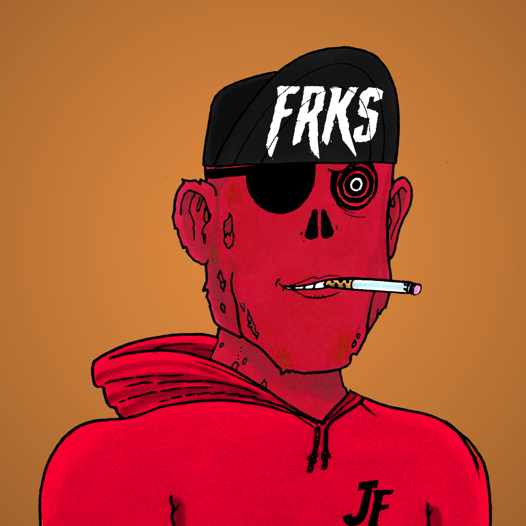 George Trosley - Jungle Freaks - Jungle Freak 7440 - NFT # 7440